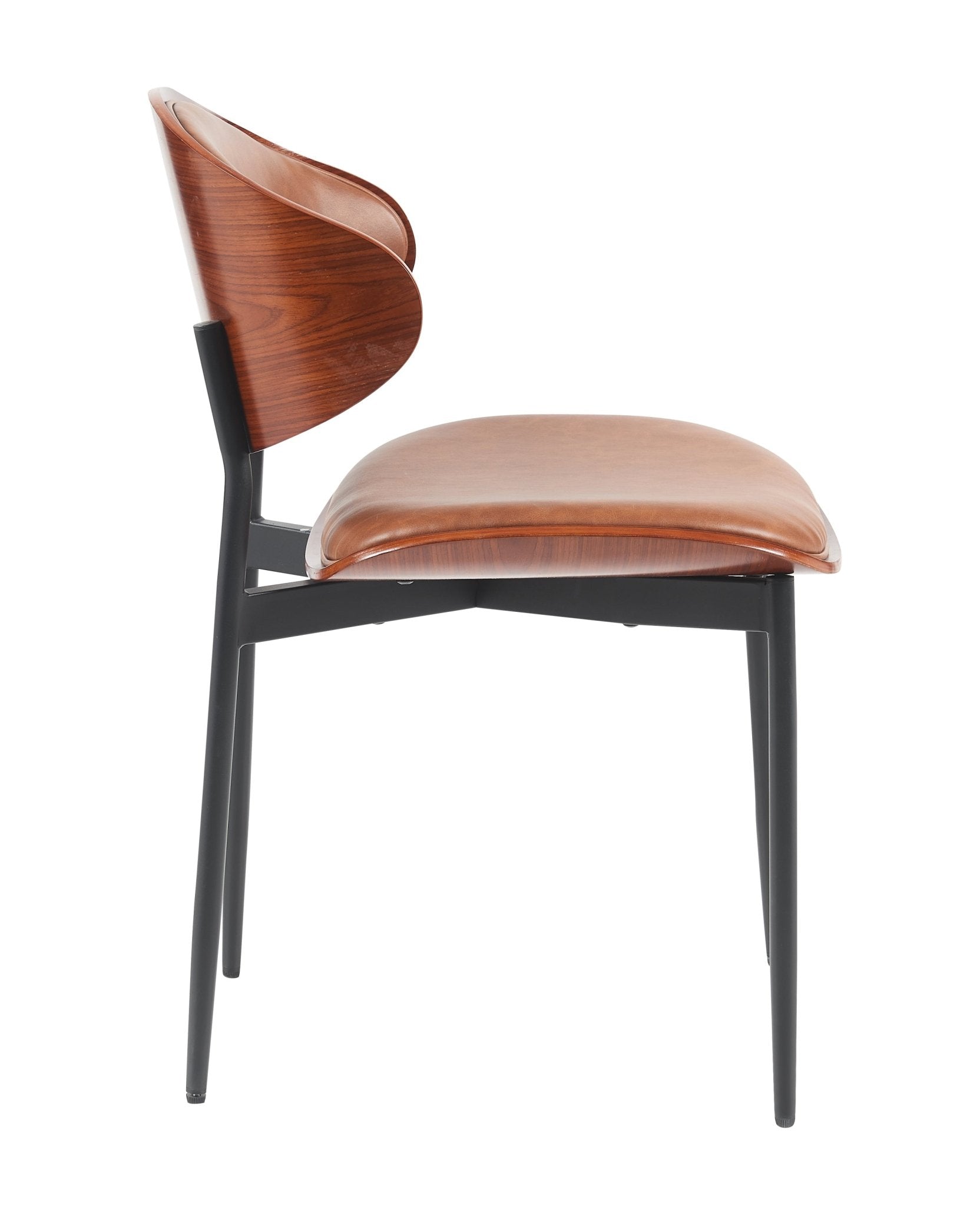 Medieval modern luxury PU leather dining chairs(orange) - KiKiUMi
