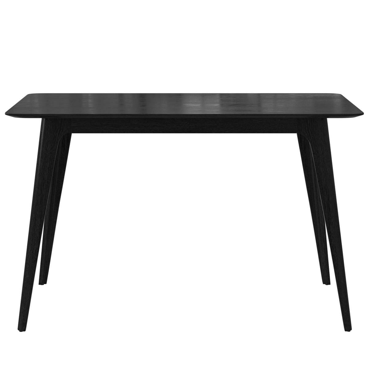 Medieval modern table and four upholstered chairs(black,light gray) - KiKiUMi