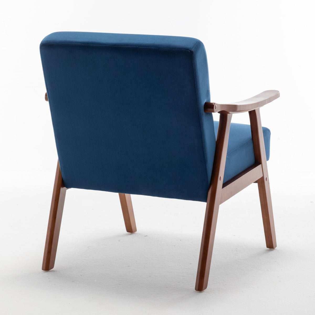 Medieval modern wing-back lounge chair(blue) - KiKiUMi
