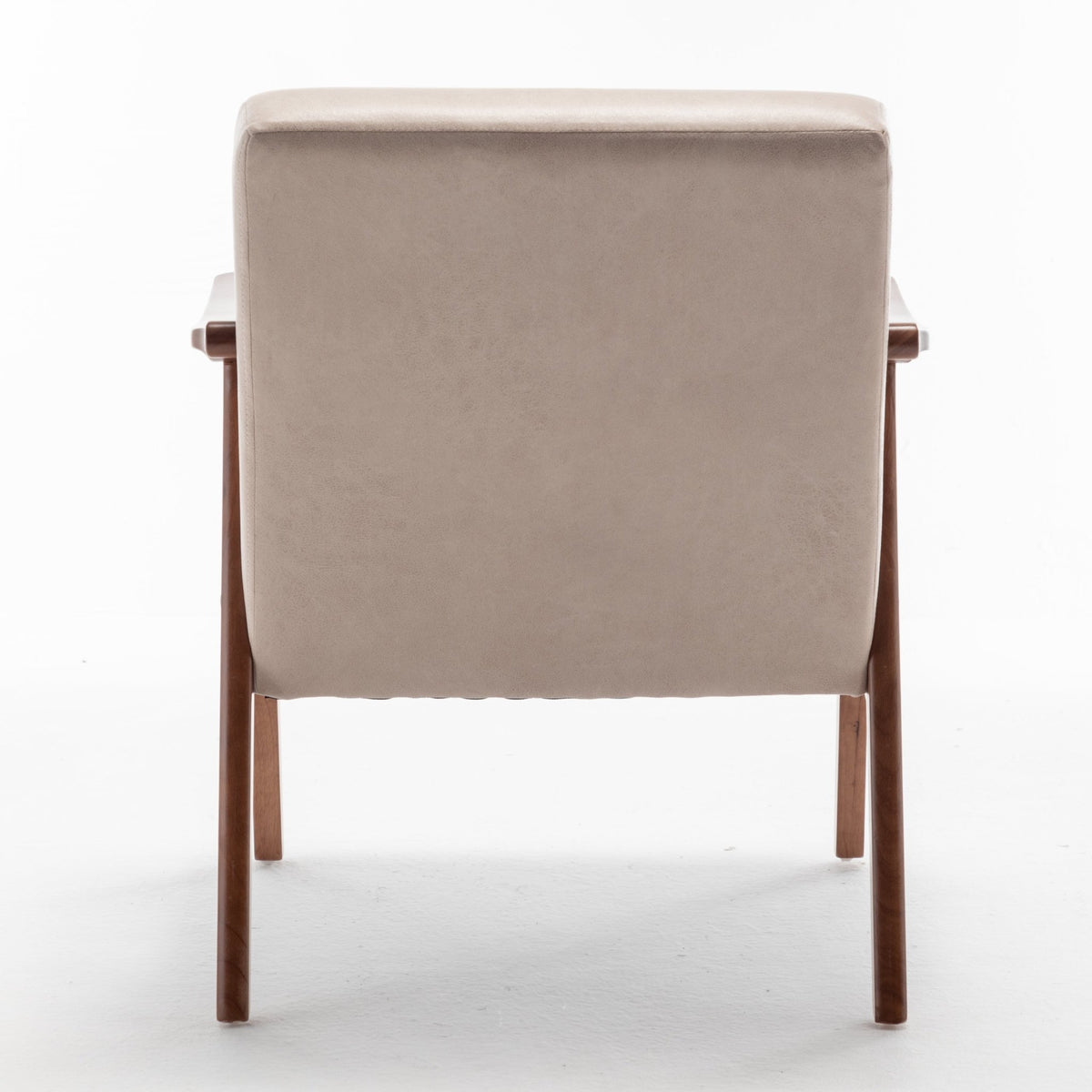 Medieval modern wing-back lounge chair(light camel) - KiKiUMi