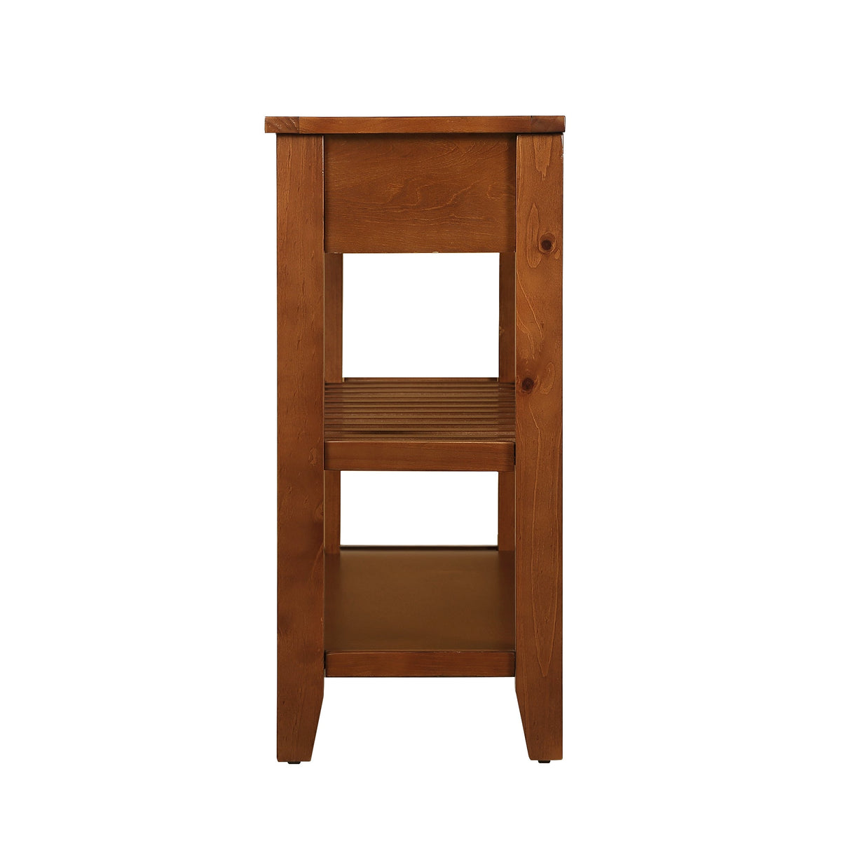 Medieval-style solid wood console sofa table(brown) - KiKiUMi