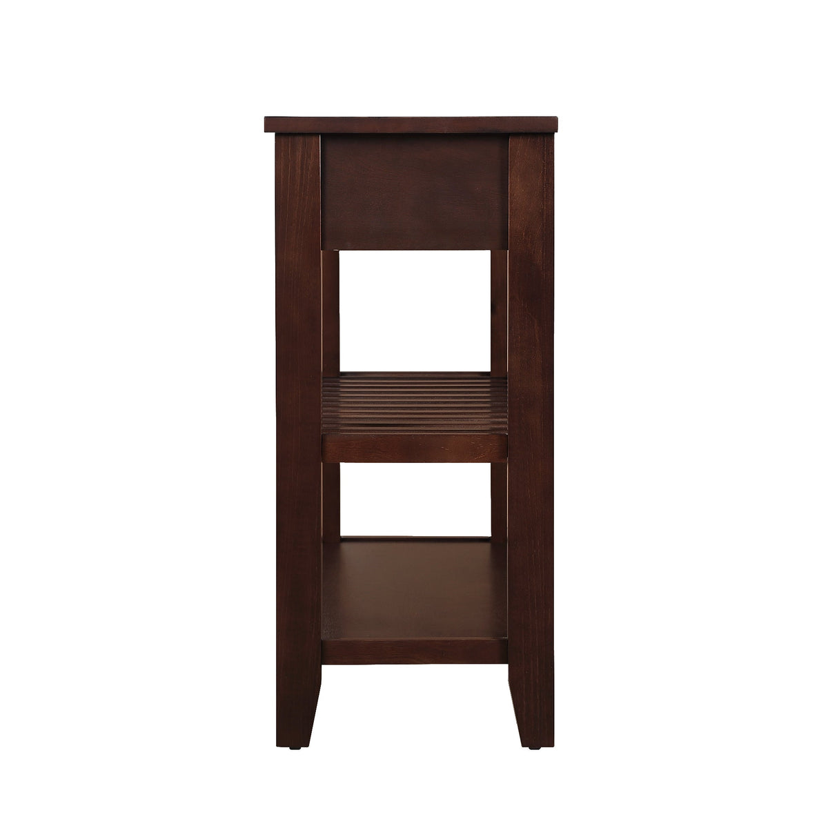 Medieval-style solid wood console sofa table(espresso) - KiKiUMi