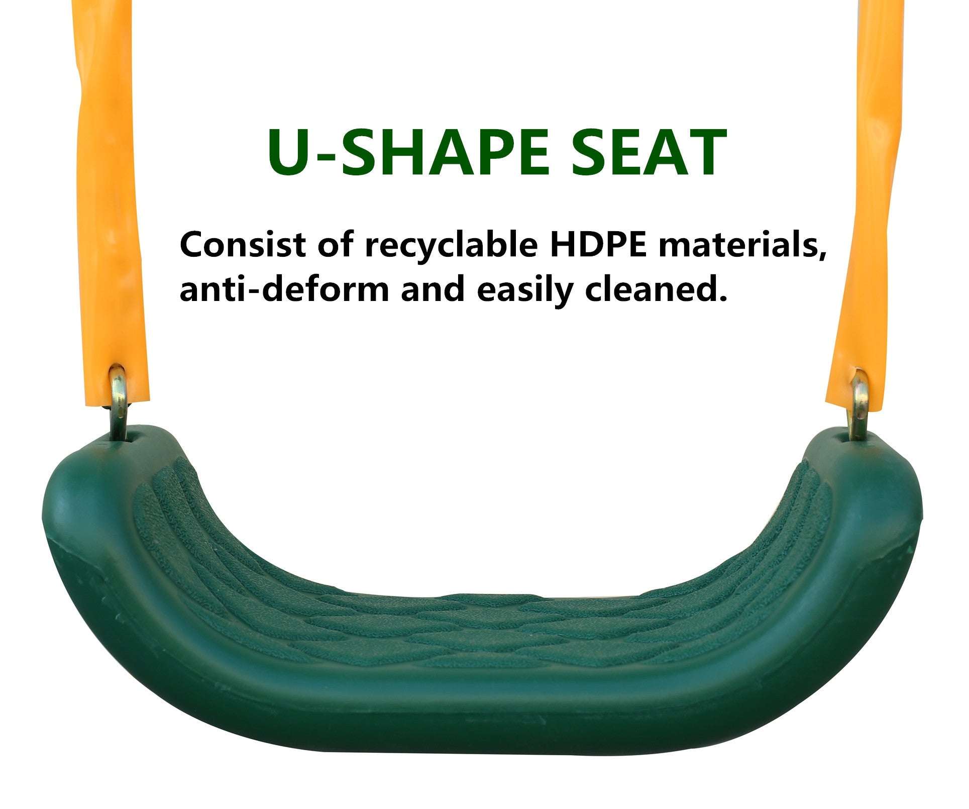 Metal Swing Set Outdoor with Glider for Kids, Toddlers, Children - KiKiUMi