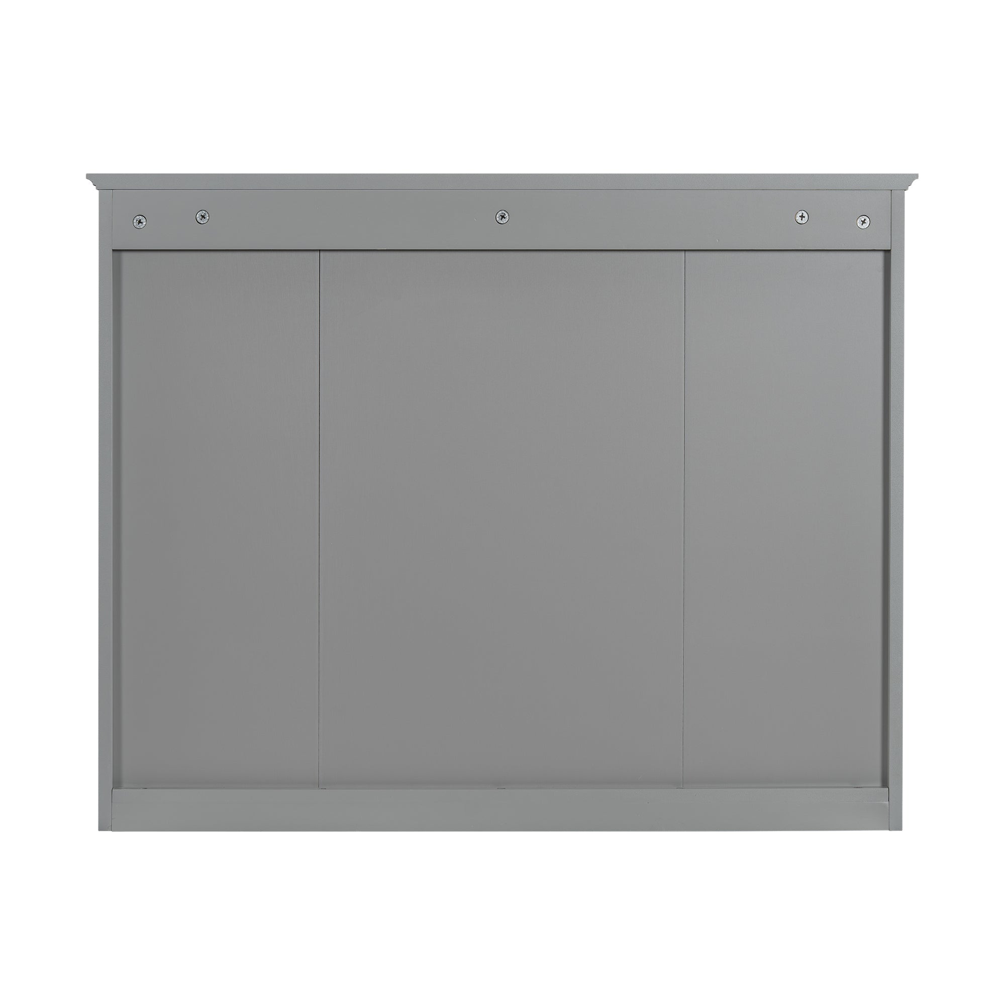 modern bathroom wall cabinet with a mirror of 35 "x 27.5" - KiKiUMi