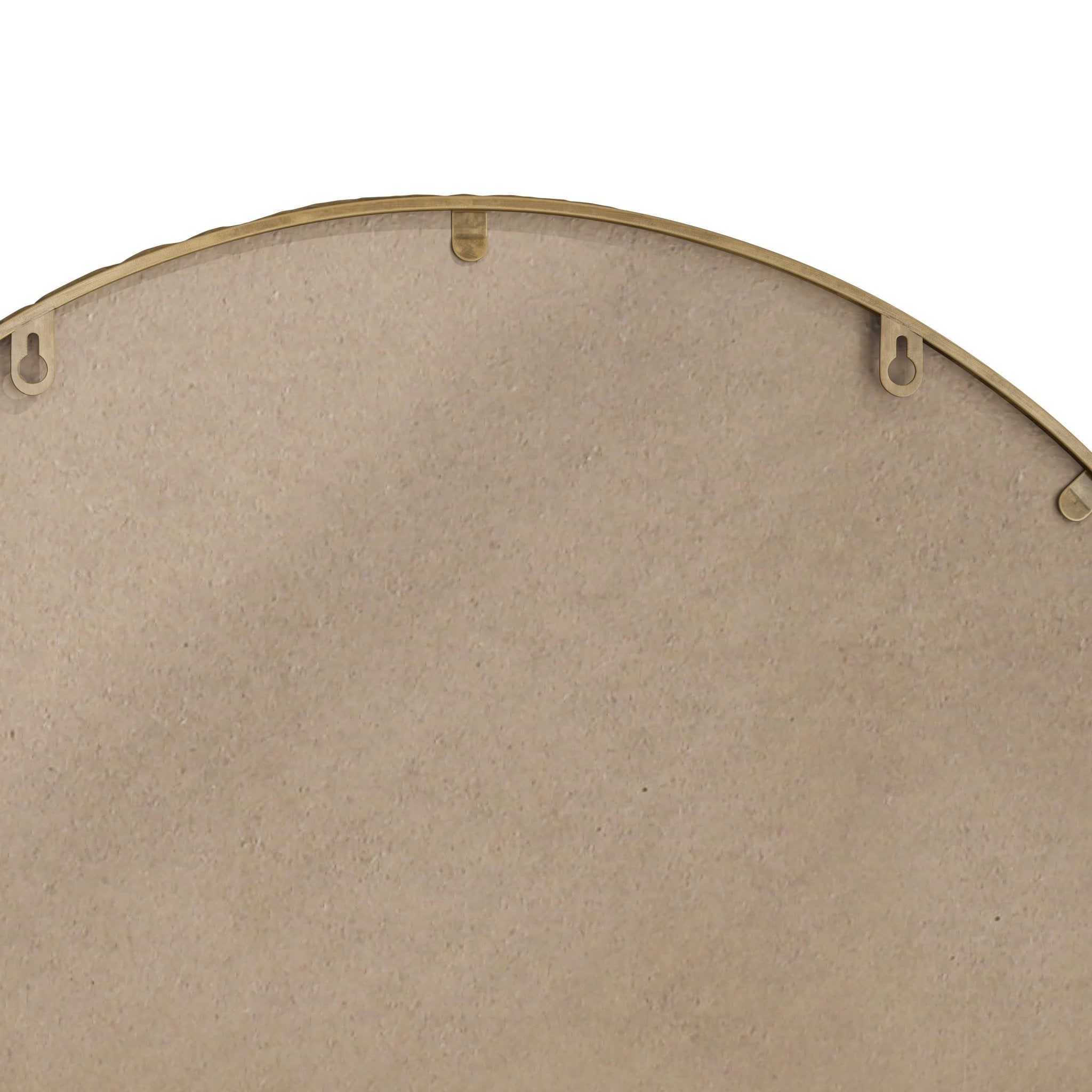 Modern Bohemian - style golden shatterproof glass arched mirror - KiKiUMi