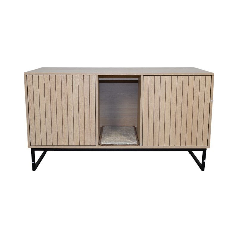 Modern wooden cat houses and scratch pads - KiKiUMi