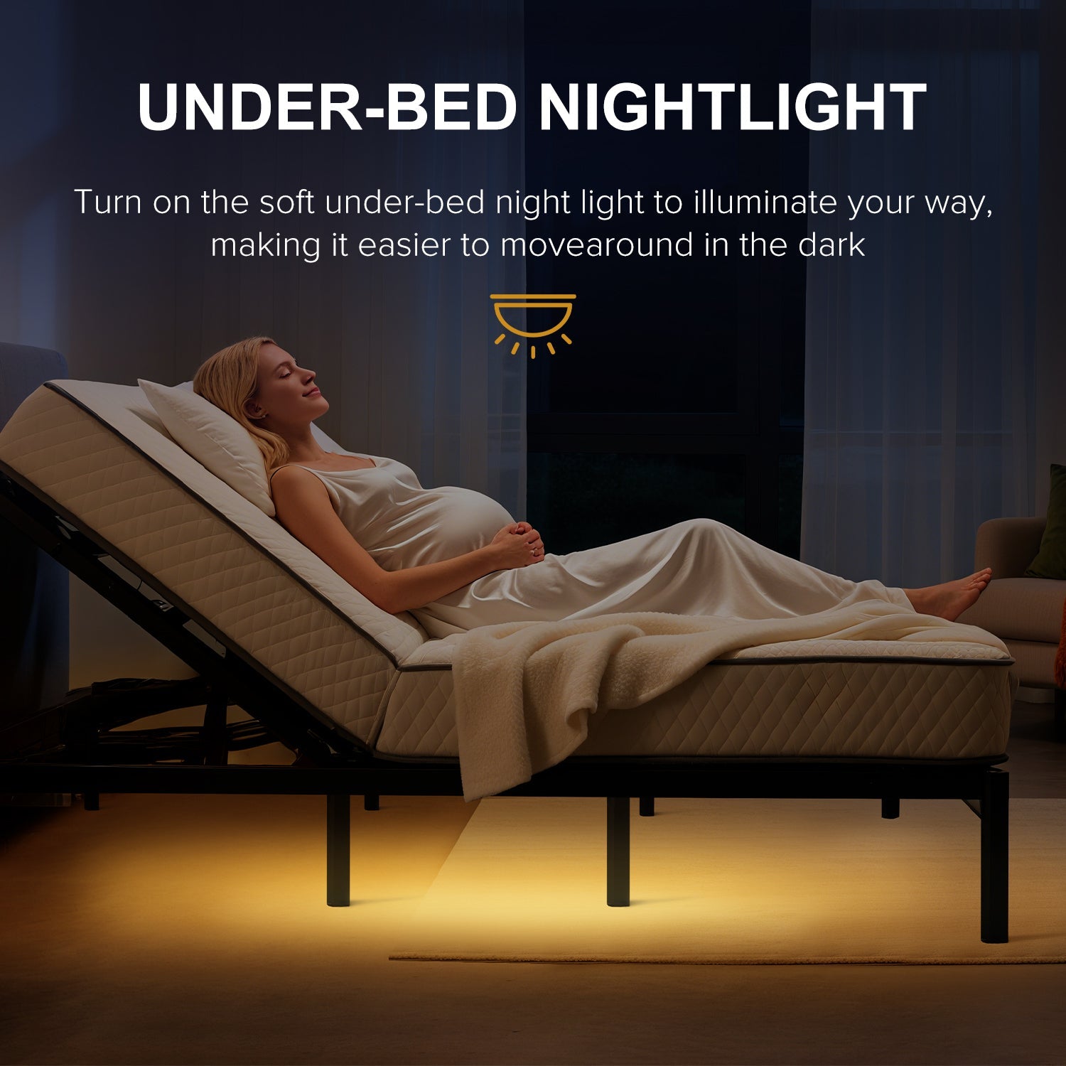 Multi - functional adjustable bed frame - KiKiUMi