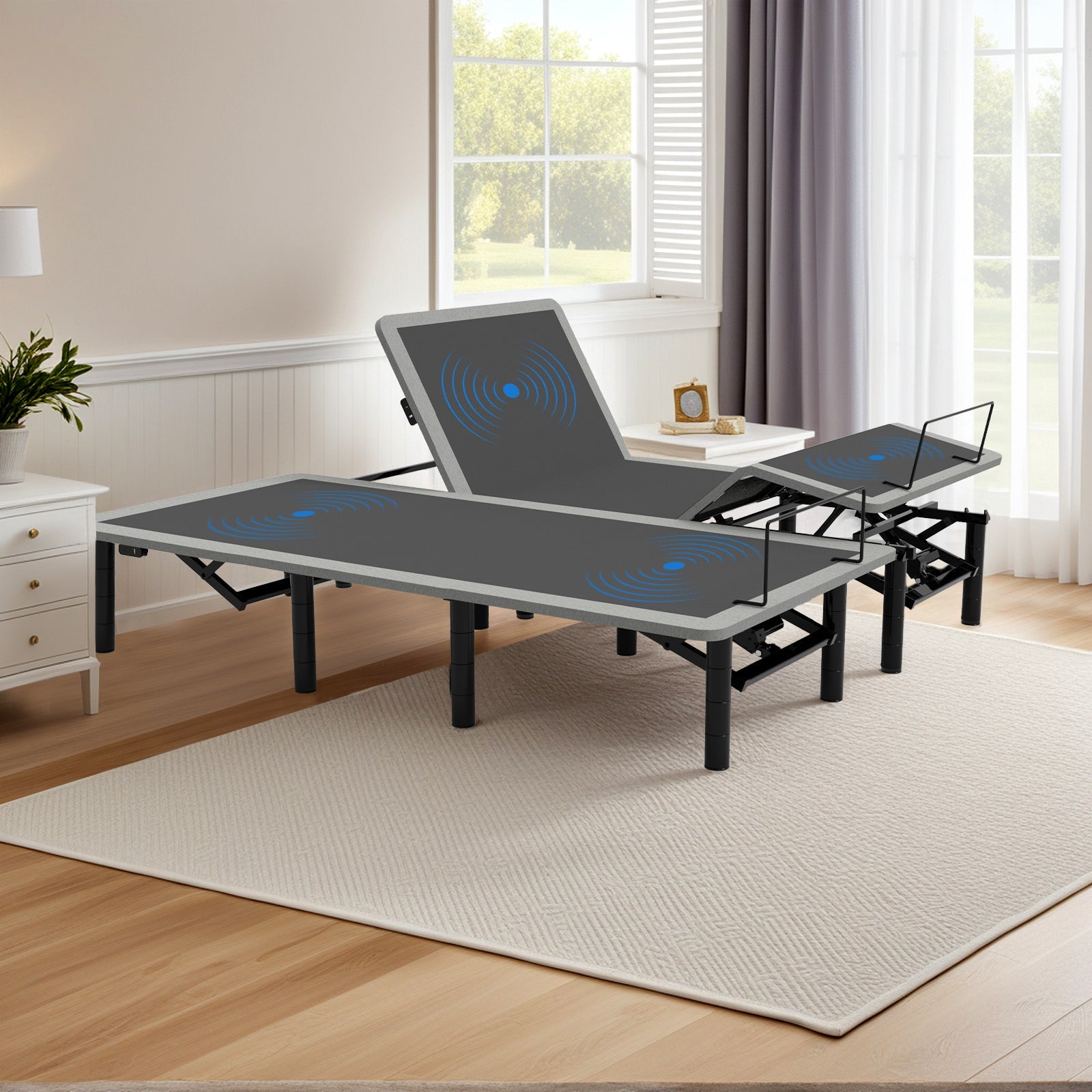 Multi - functional adjustable bed frame - KiKiUMi