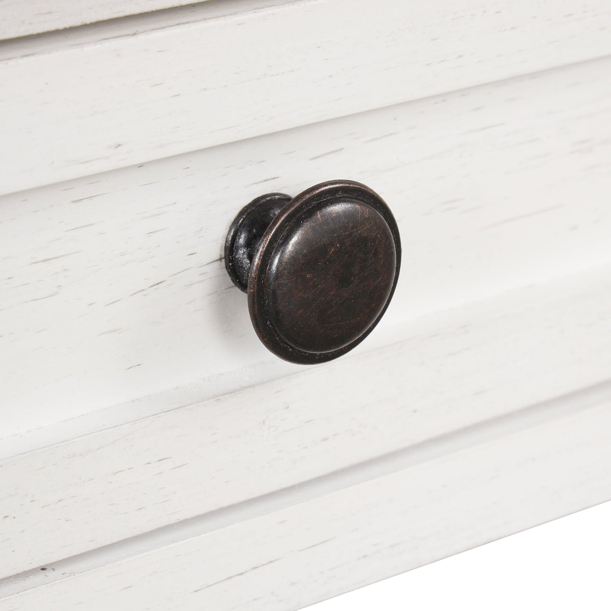 Multi-functional pine wood operation counter for rural tourism(antique white) - KiKiUMi