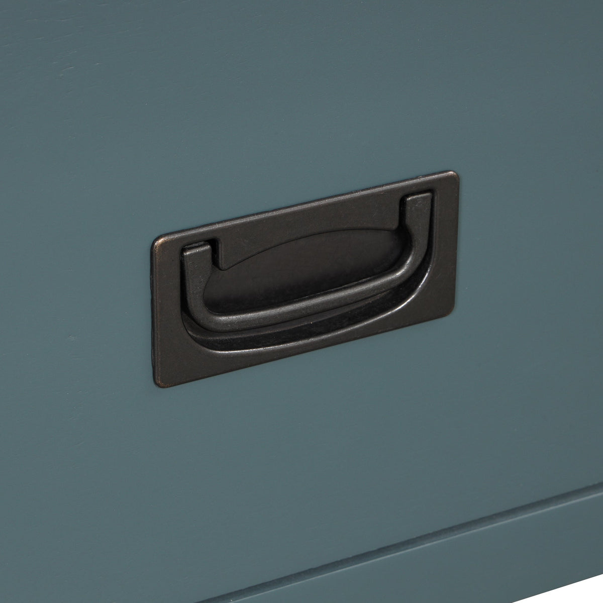Multi-functional pine wood operation counter for rural tourism(blue) - KiKiUMi