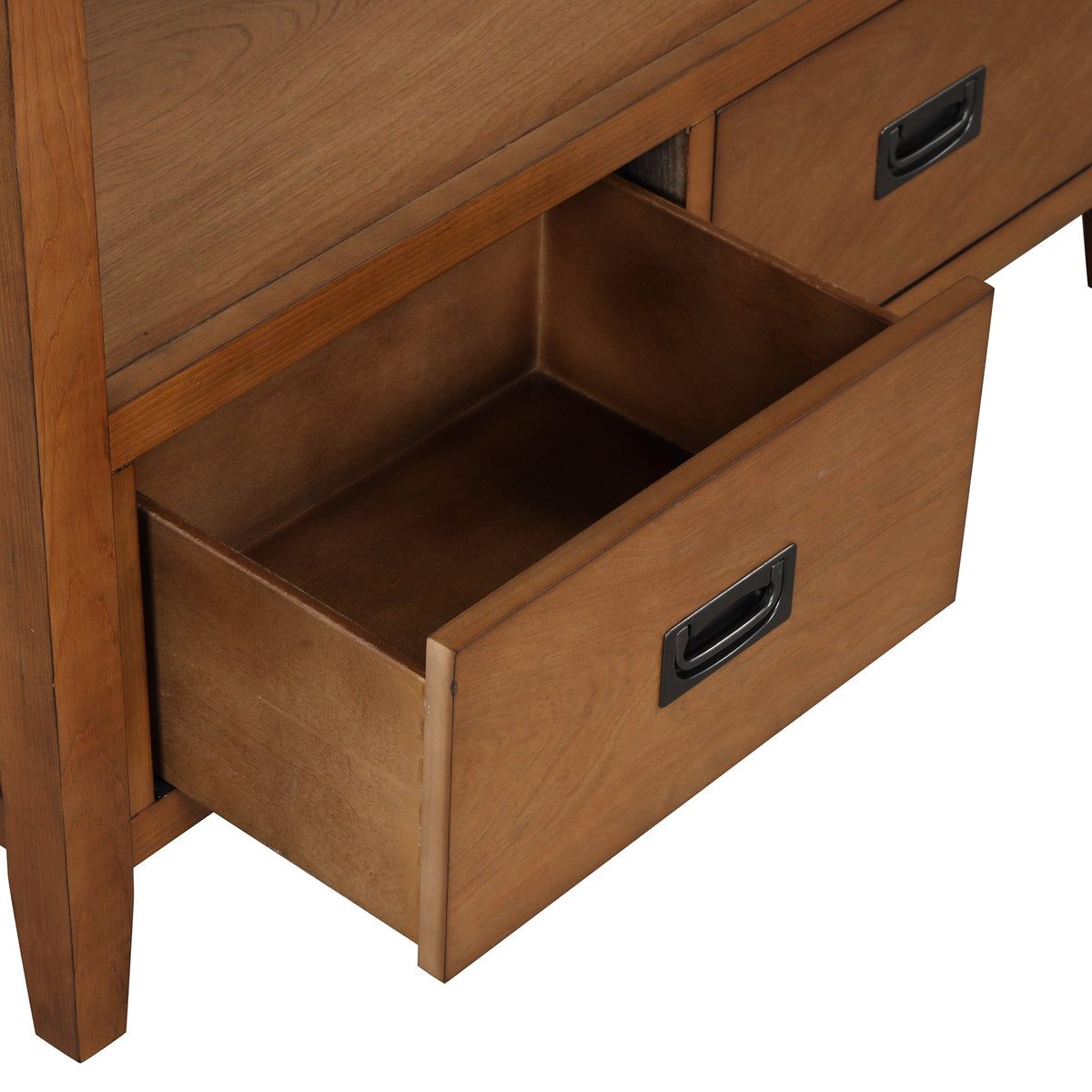 Multi-functional pine wood operation counter for rural tourism(brown) - KiKiUMi