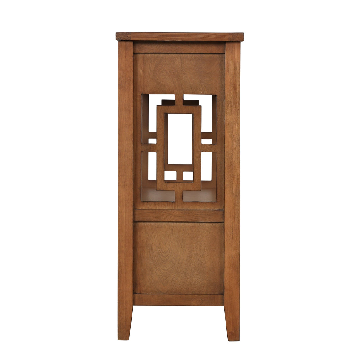 Multi-functional pine wood operation counter for rural tourism(brown) - KiKiUMi