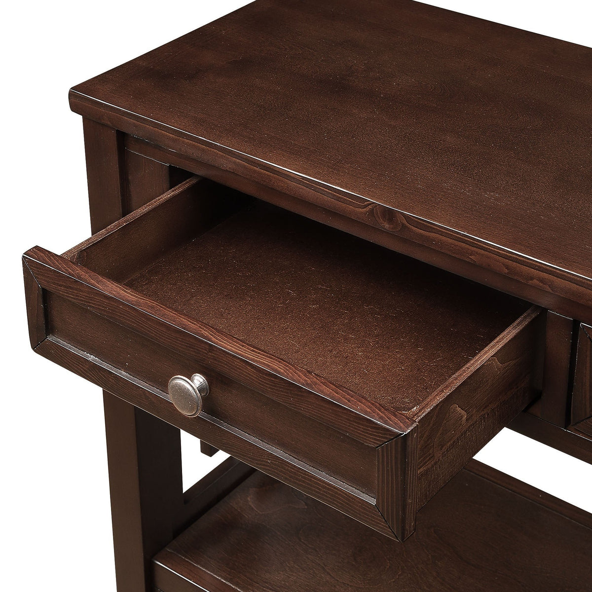 Multi-functional pine wood operation counter for rural tourism(espresso) - KiKiUMi