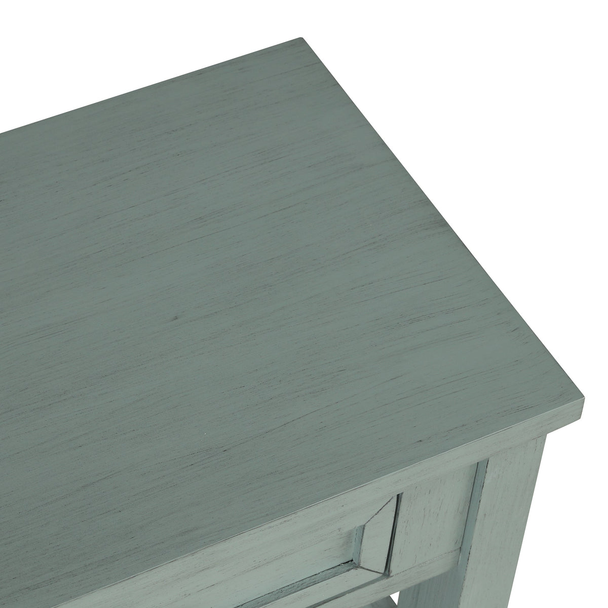 Multi-functional pine wood operation counter for rural tourism(retro blue) - KiKiUMi
