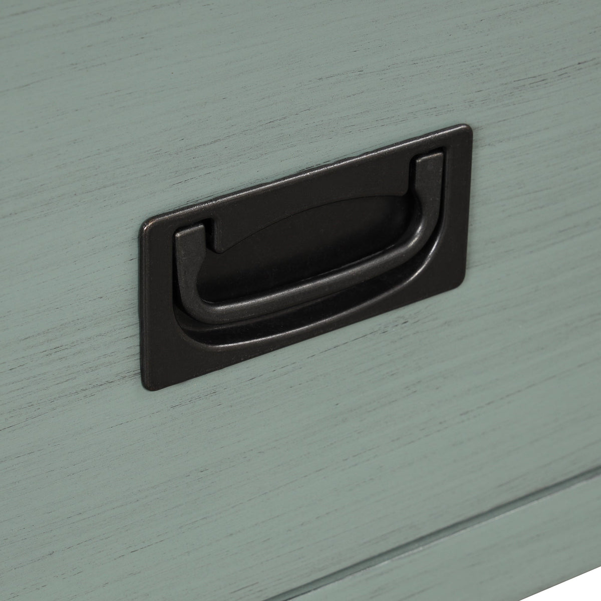 Multi-functional pine wood operation counter for rural tourism(retro blue) - KiKiUMi