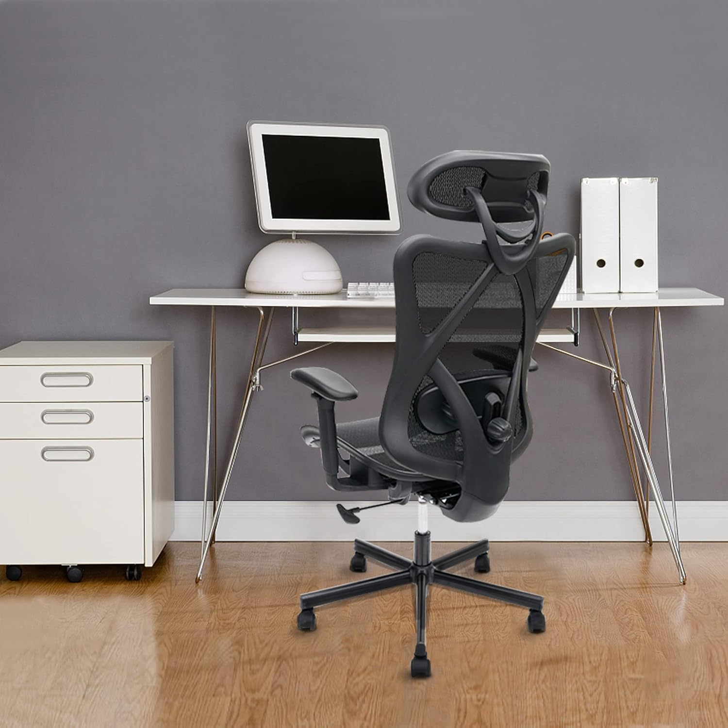 Multi - scenario adjustable ergonomic office chair（Black） - KiKiUMi