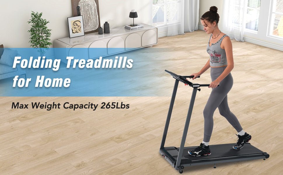 New folding treadmill walking pad treadmill - KiKiUMi