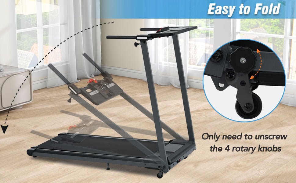 New folding treadmill walking pad treadmill - KiKiUMi