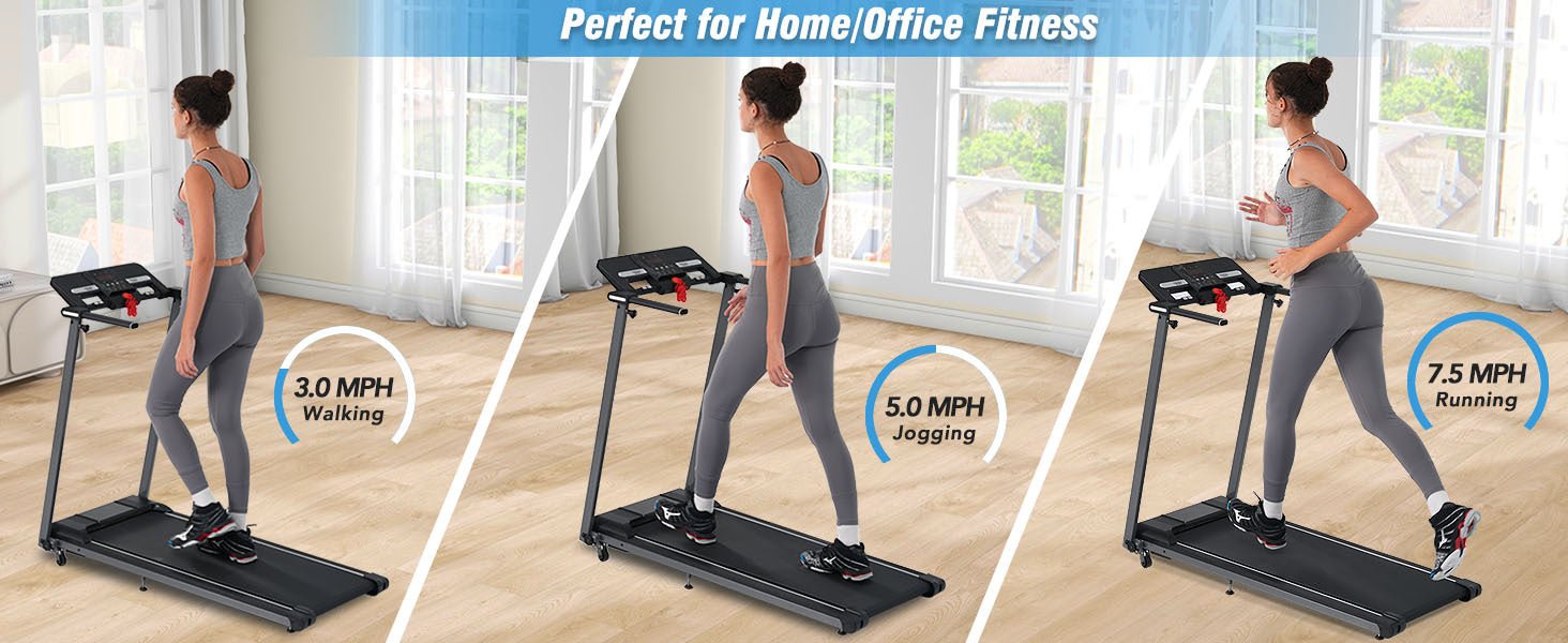 New folding treadmill walking pad treadmill - KiKiUMi