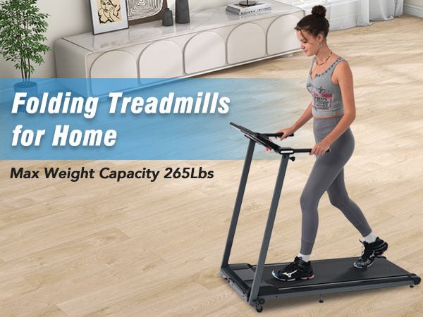 New folding treadmill walking pad treadmill - KiKiUMi