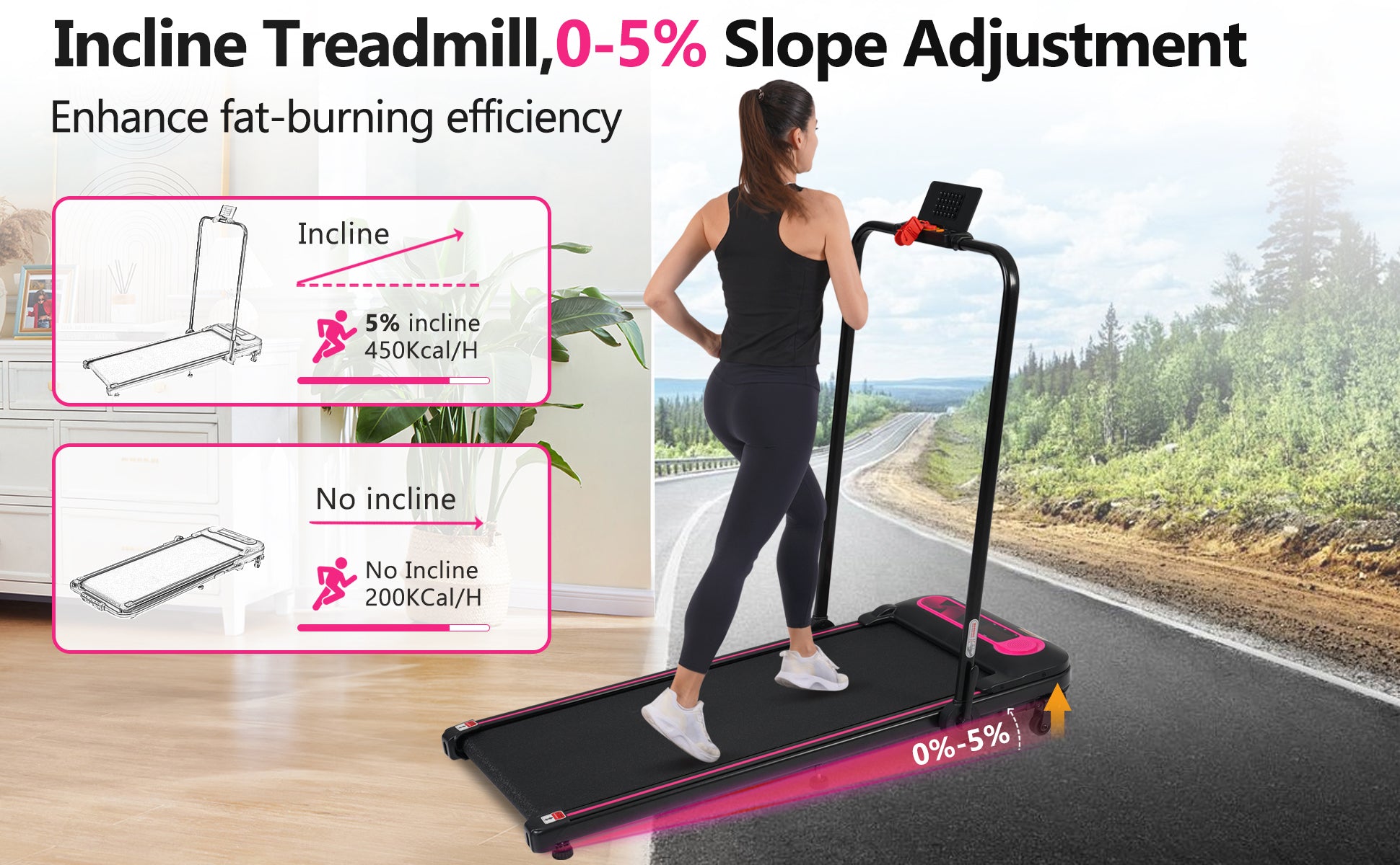 New folding walking mat desk treadmill - KiKiUMi