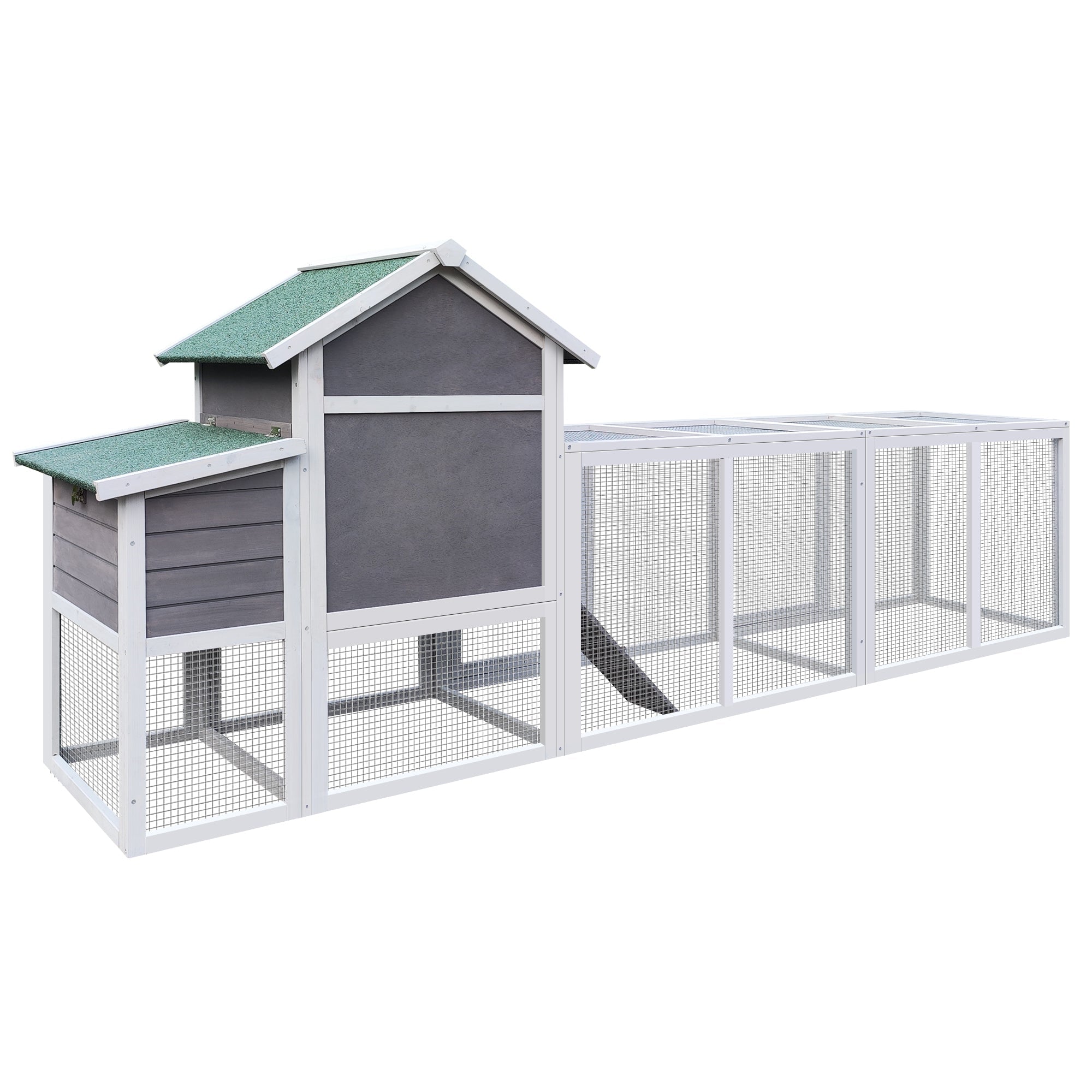 Outdoor waterproof wooden cages for chickens, ducks and rabbits and nesting boxes - KiKiUMi