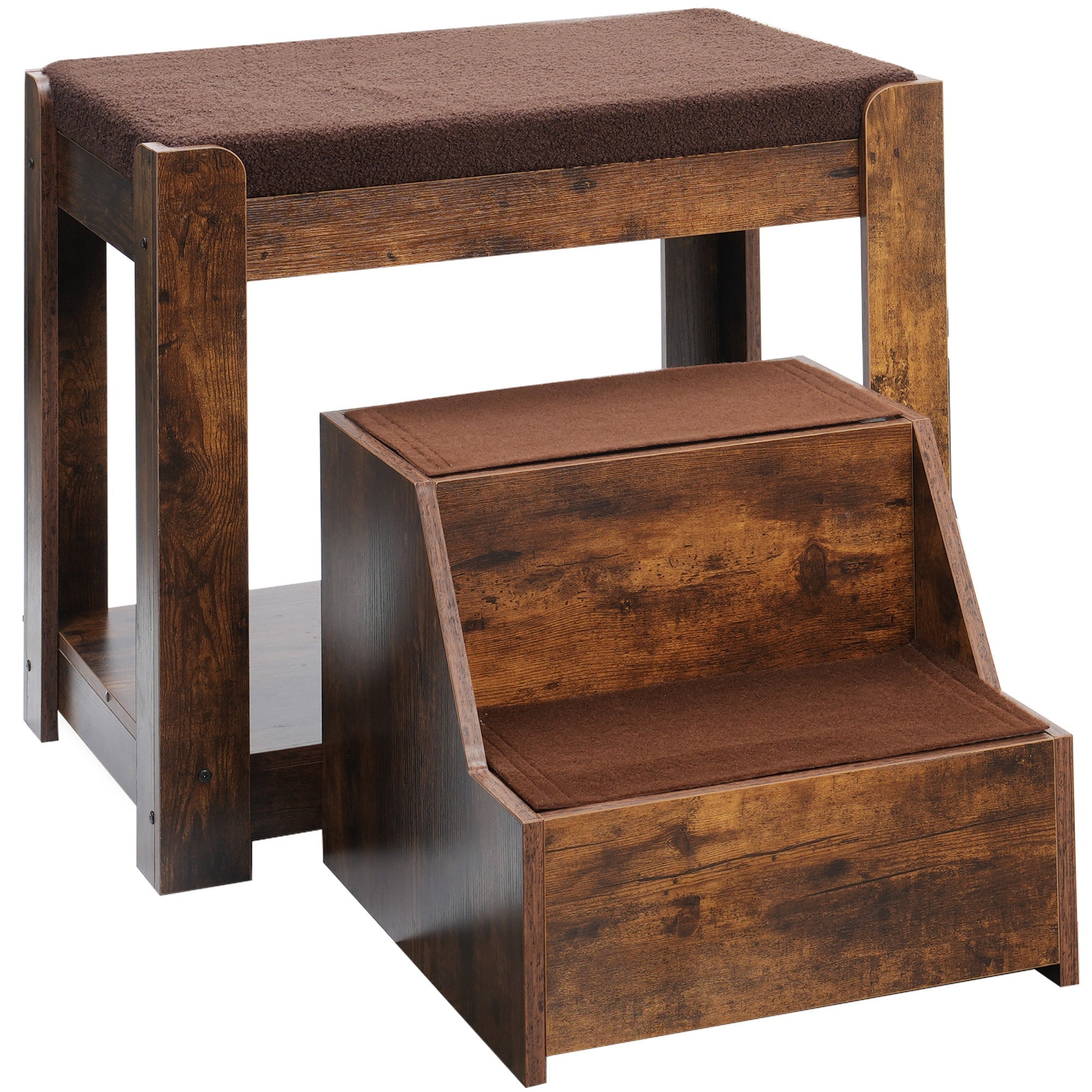 Pet bunk beds, multi - level window seats - KiKiUMi