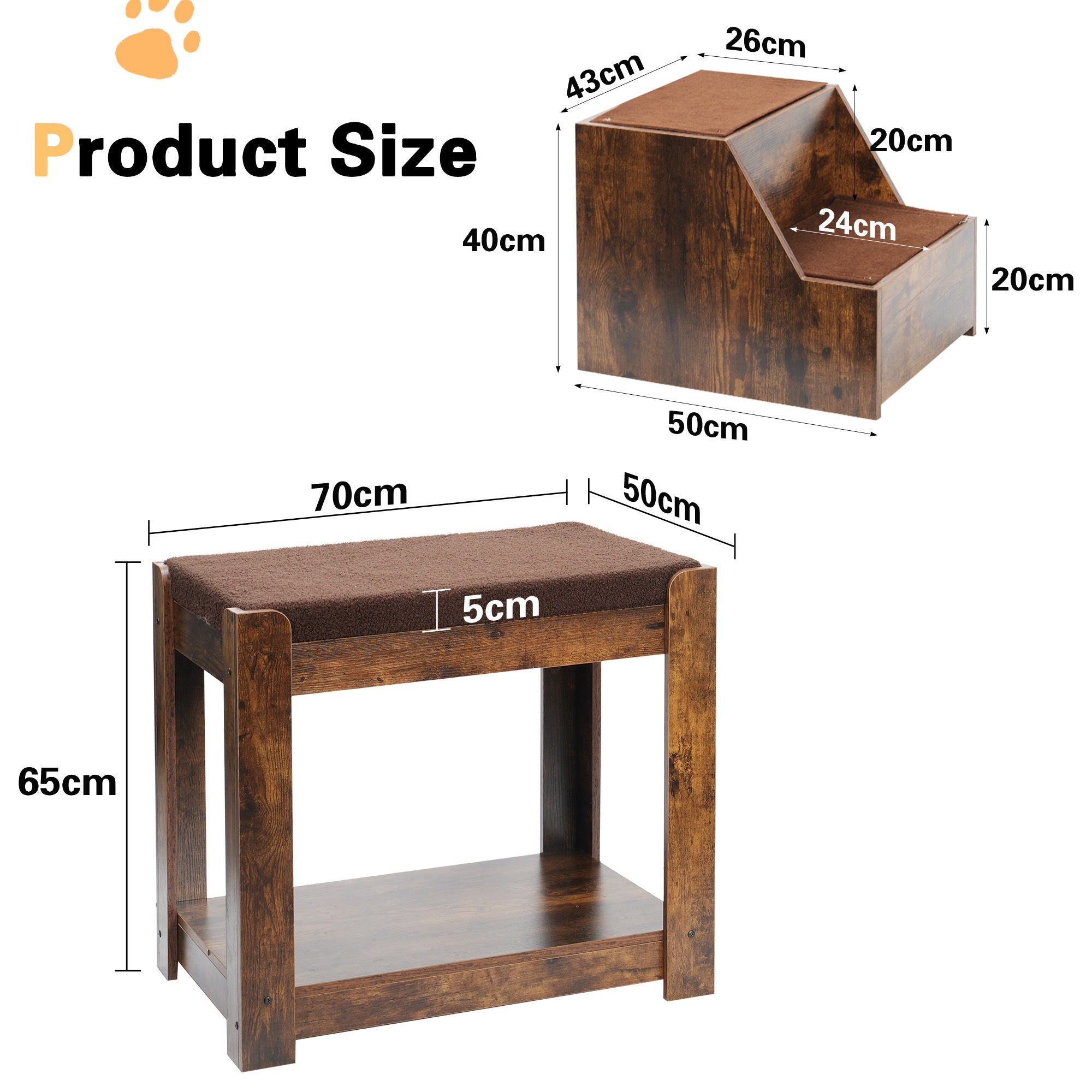 Pet bunk beds, multi - level window seats - KiKiUMi
