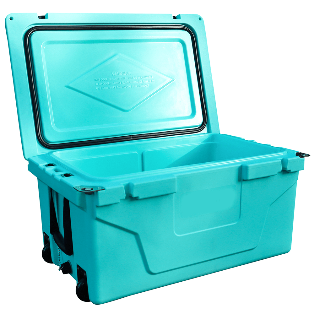 Portable insulated cooler box for outdoor camping, picnic and fishing(blue) - KiKiUMi