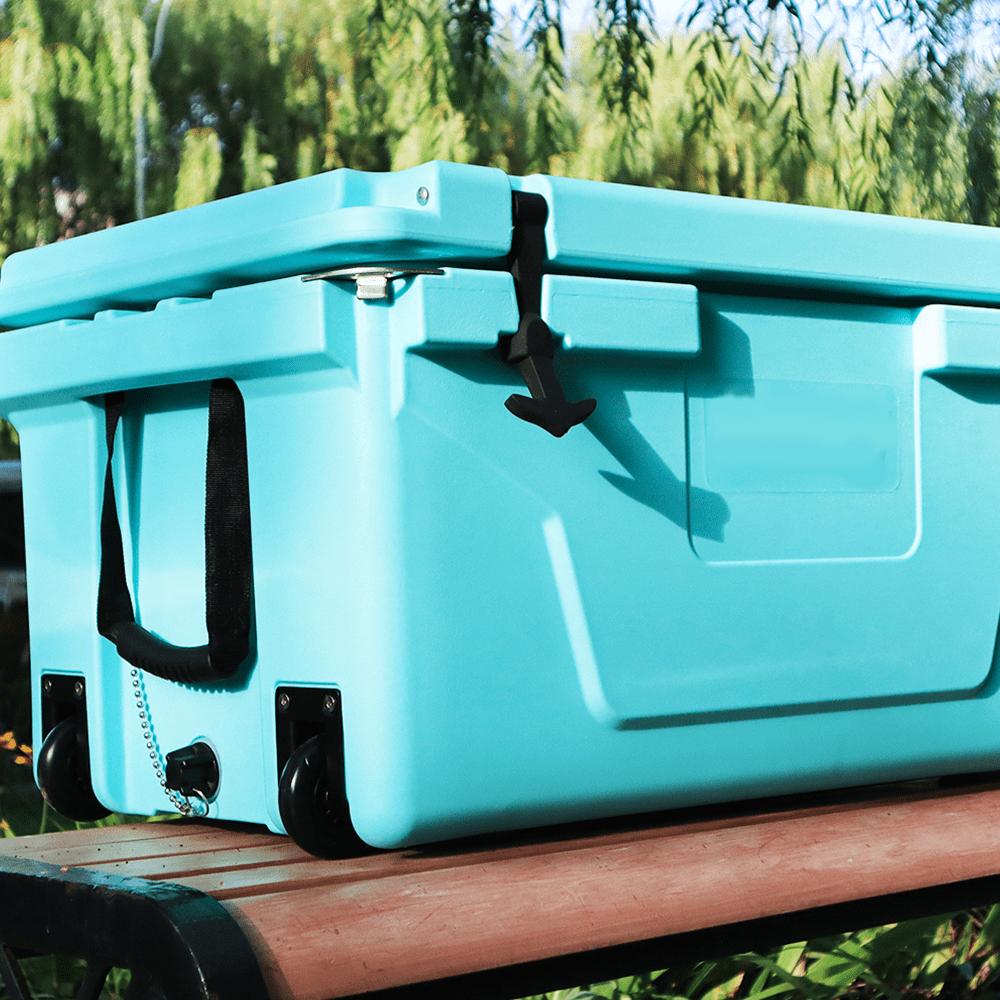 Portable insulated cooler box for outdoor camping, picnic and fishing(blue) - KiKiUMi