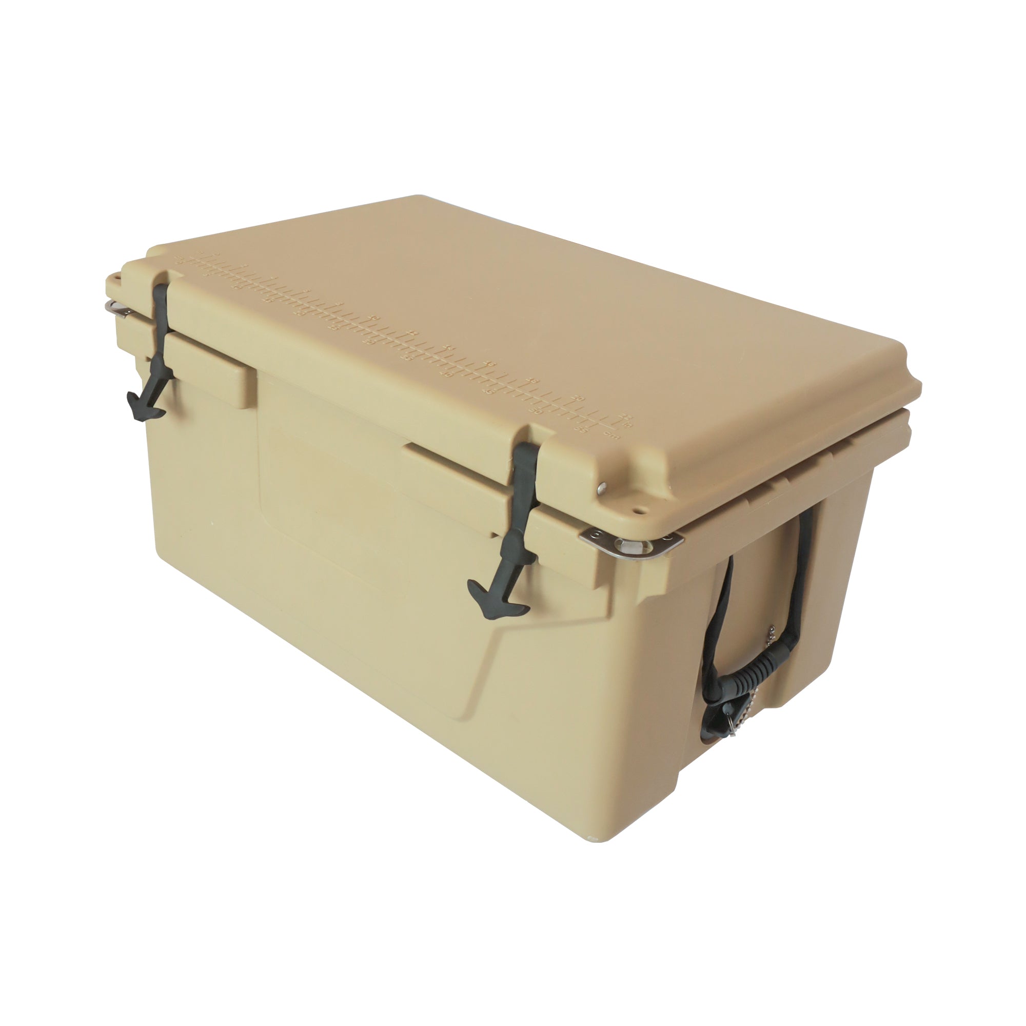 Portable insulated cooler box for outdoor camping, picnic and fishing(khaki) - KiKiUMi