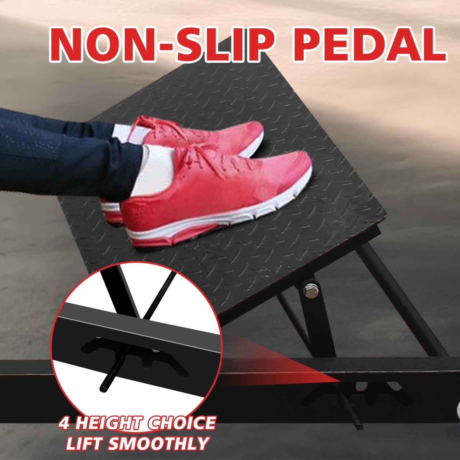 Red hip thrust machine - KiKiUMi