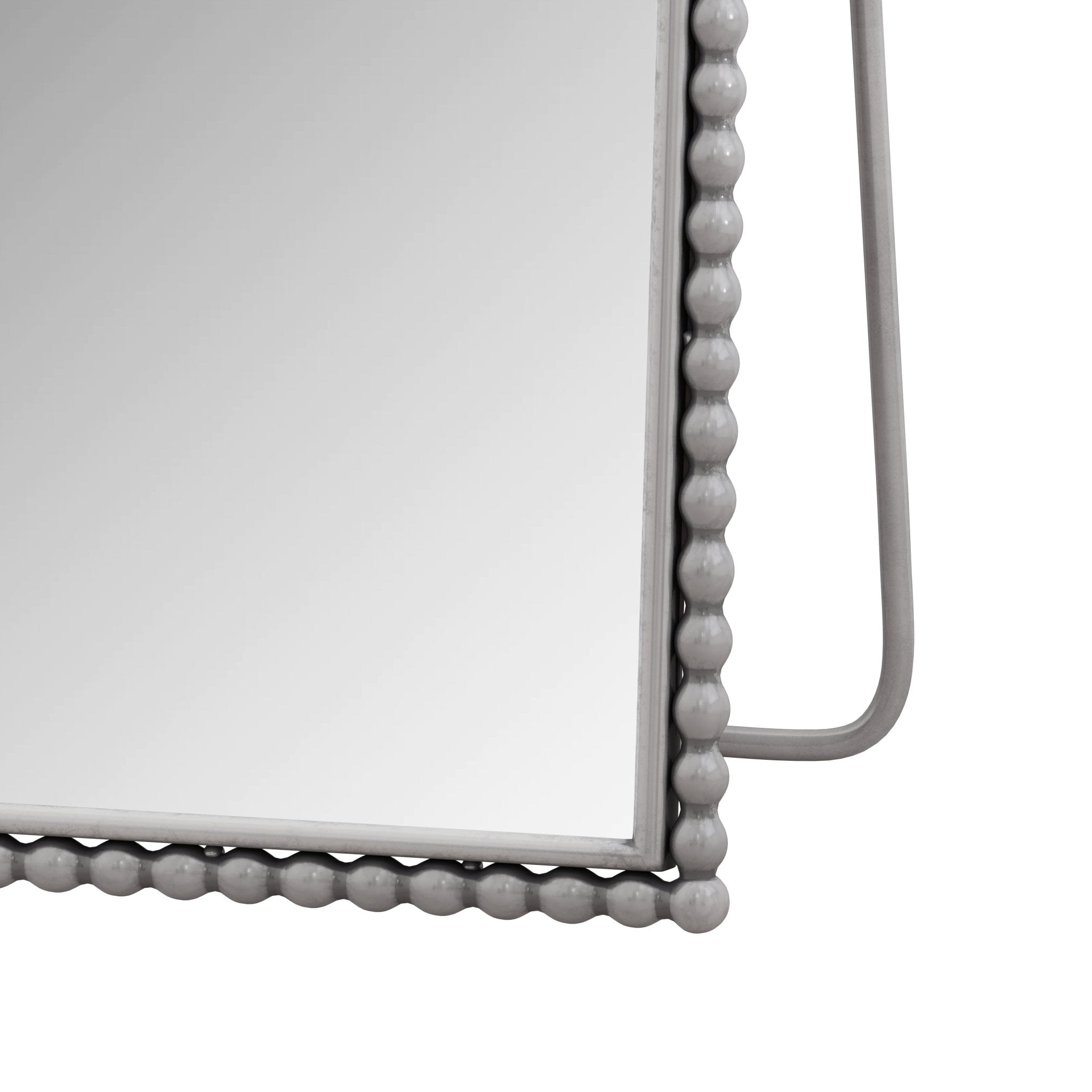 Retro full - length mirror with supporting foot iron arch - KiKiUMi