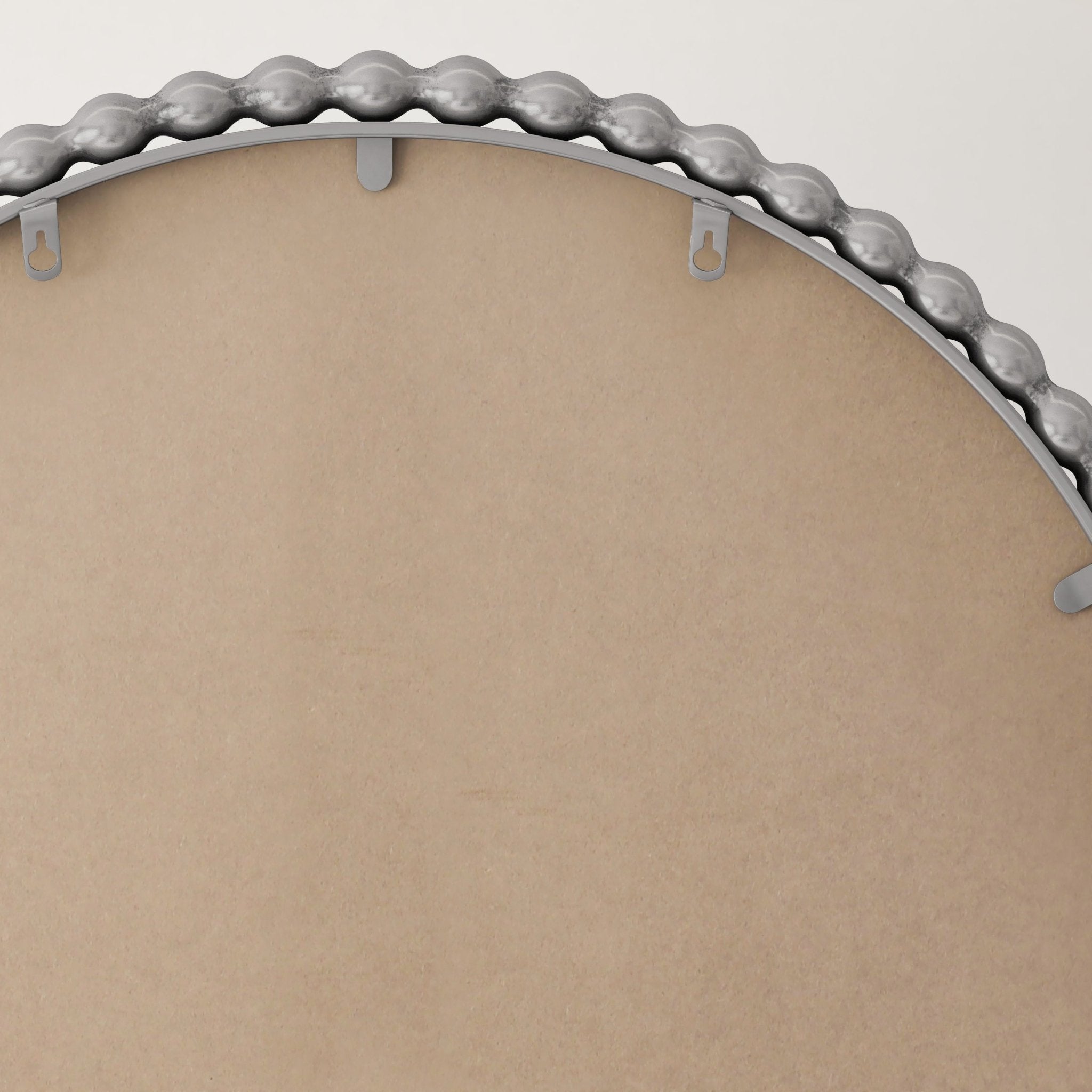 Silver metal iron art arch mirror - KiKiUMi