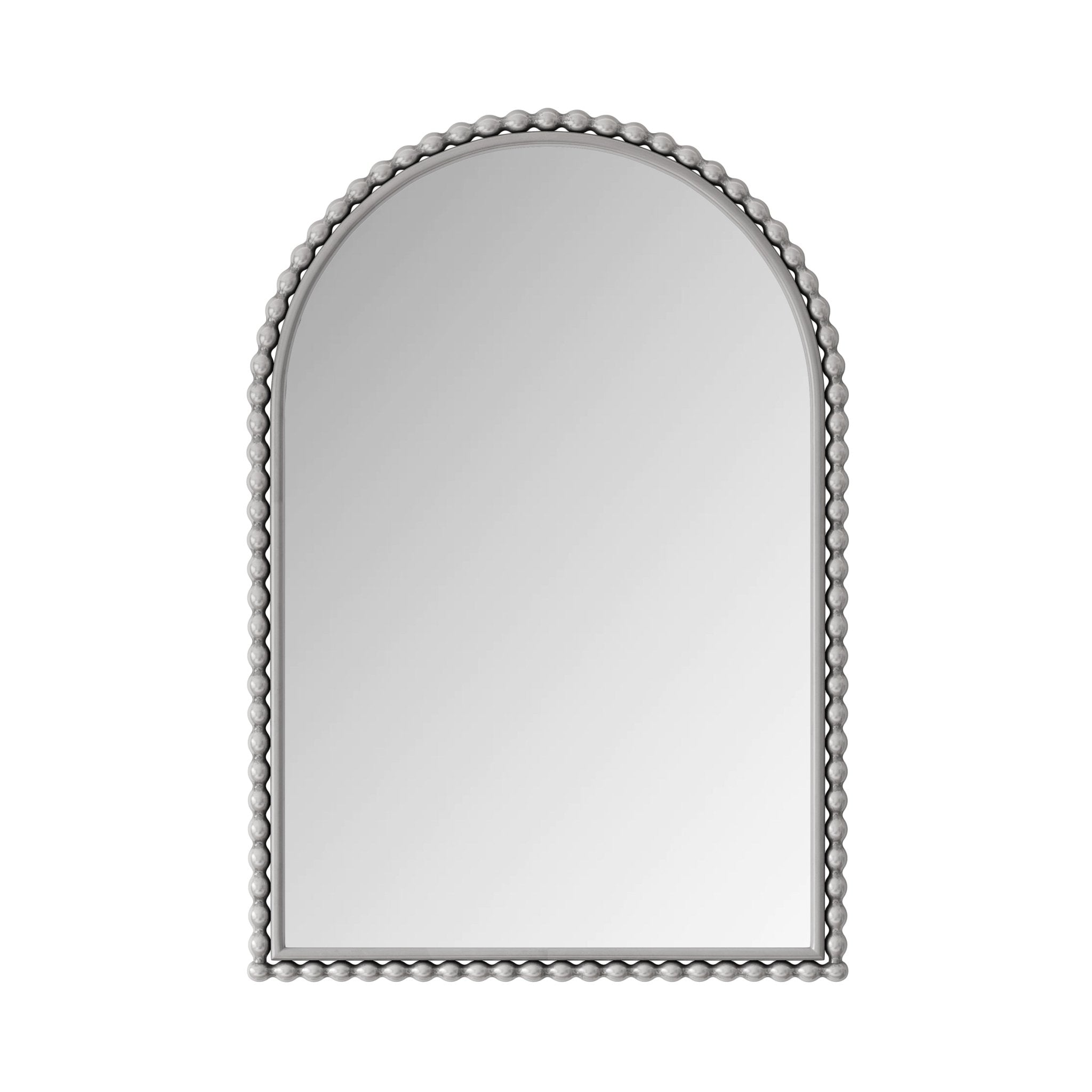 Silver metal iron art arch mirror - KiKiUMi