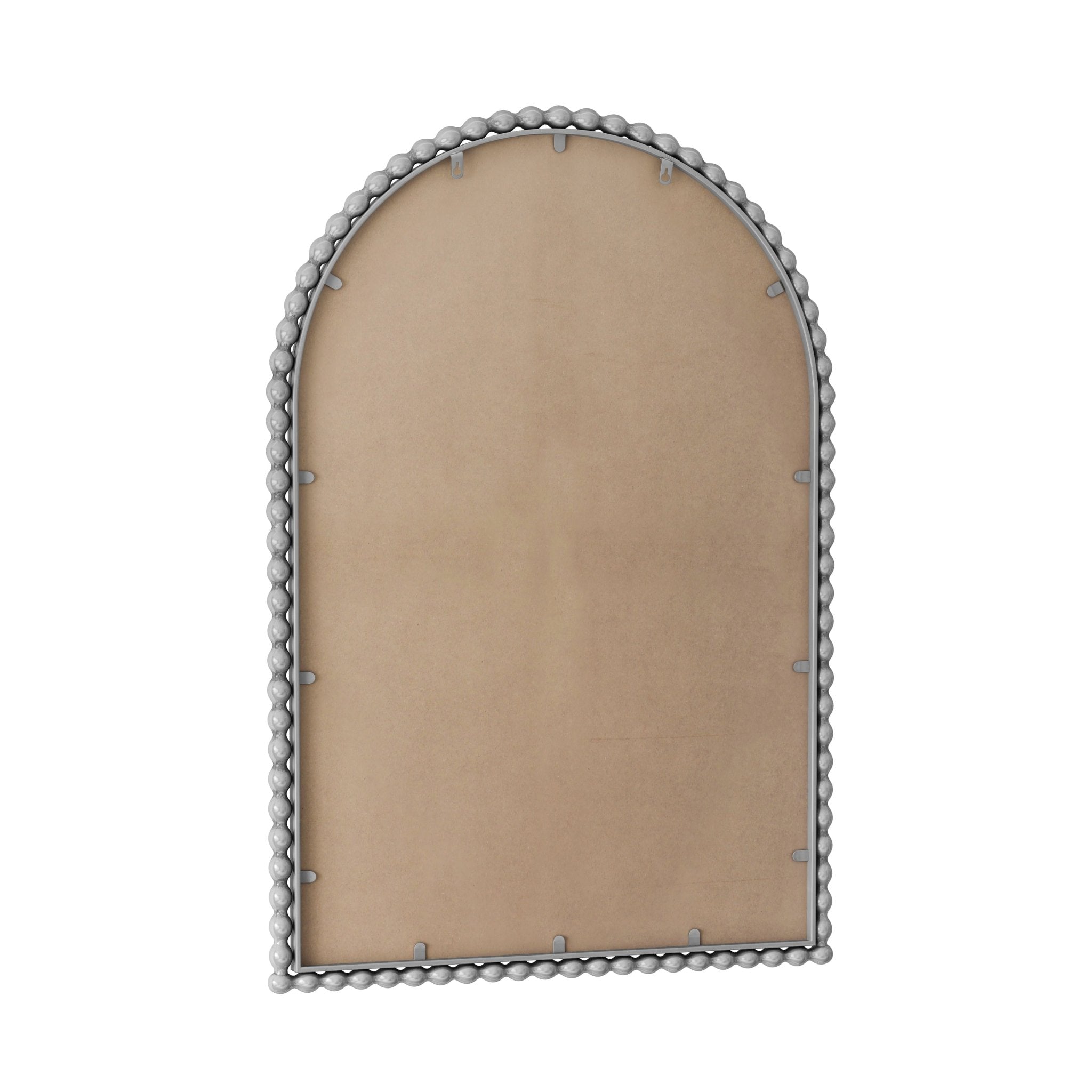 Silver metal iron art arch mirror - KiKiUMi