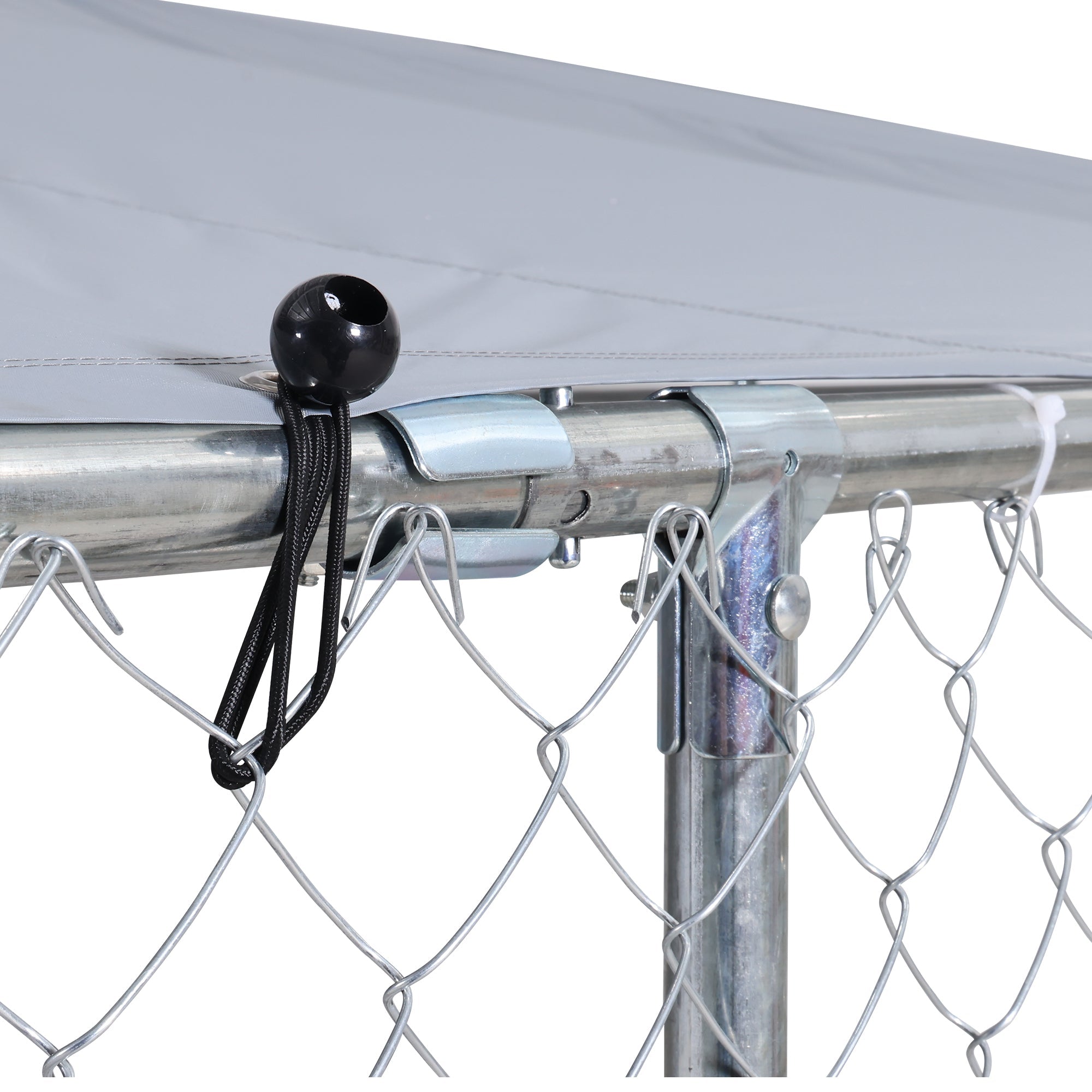 The outdoor kennel is equipped with a waterproof roof - KiKiUMi