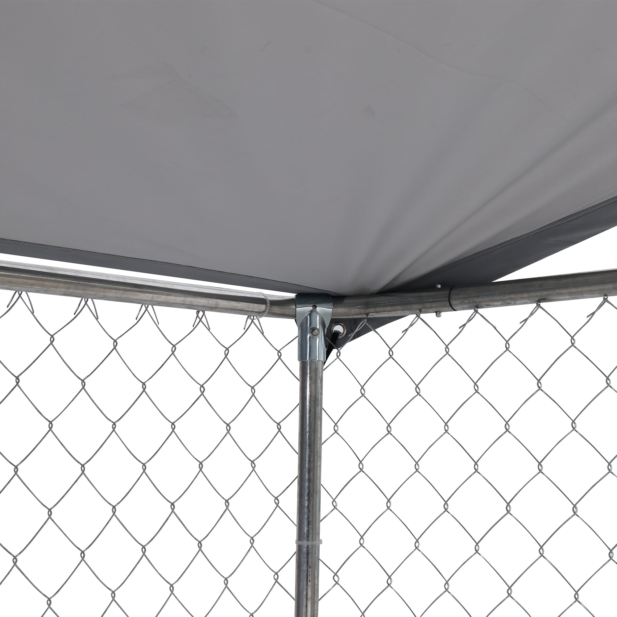 The outdoor kennel is equipped with a waterproof roof - KiKiUMi