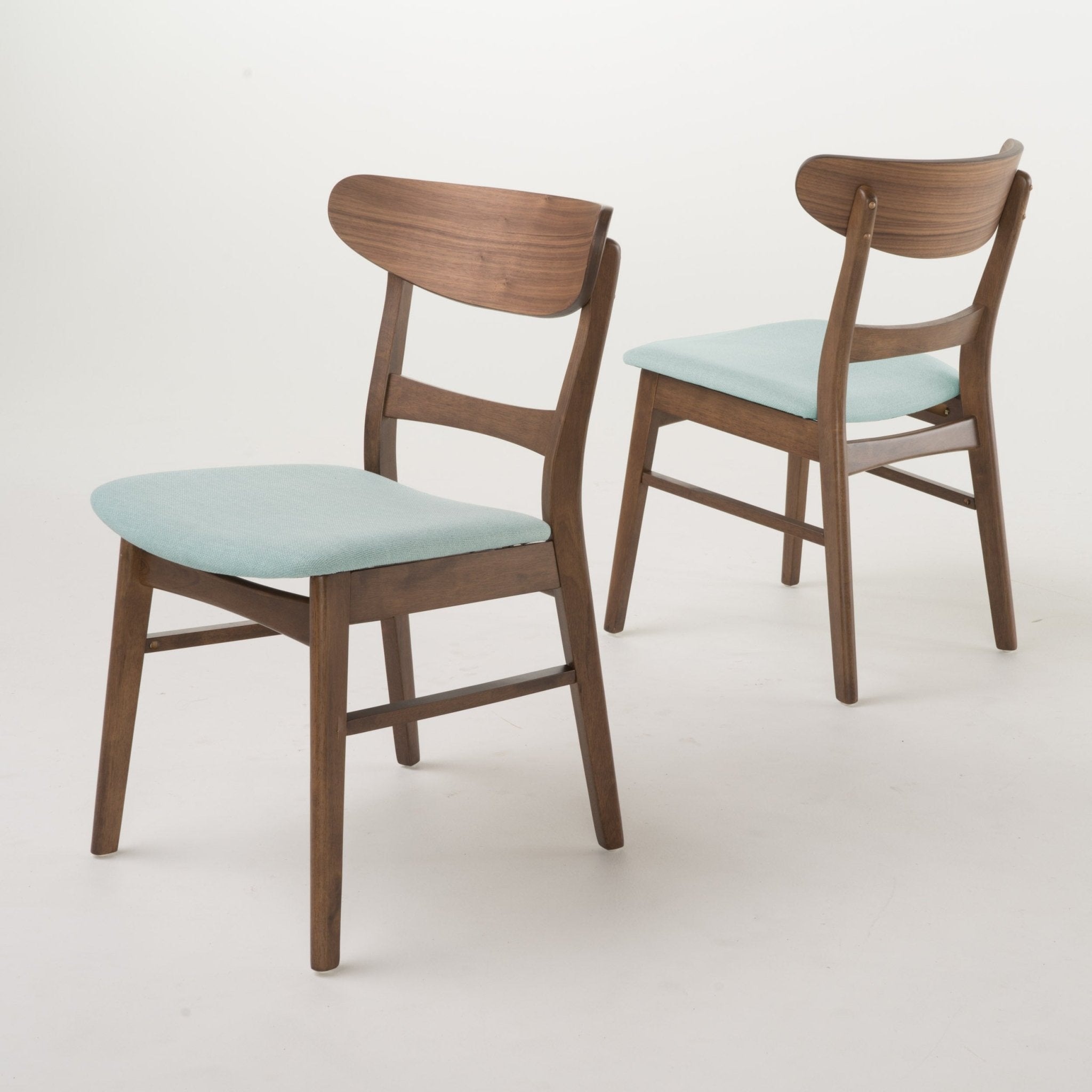 Two medieval padded dining chairs（mint） - KiKiUMi