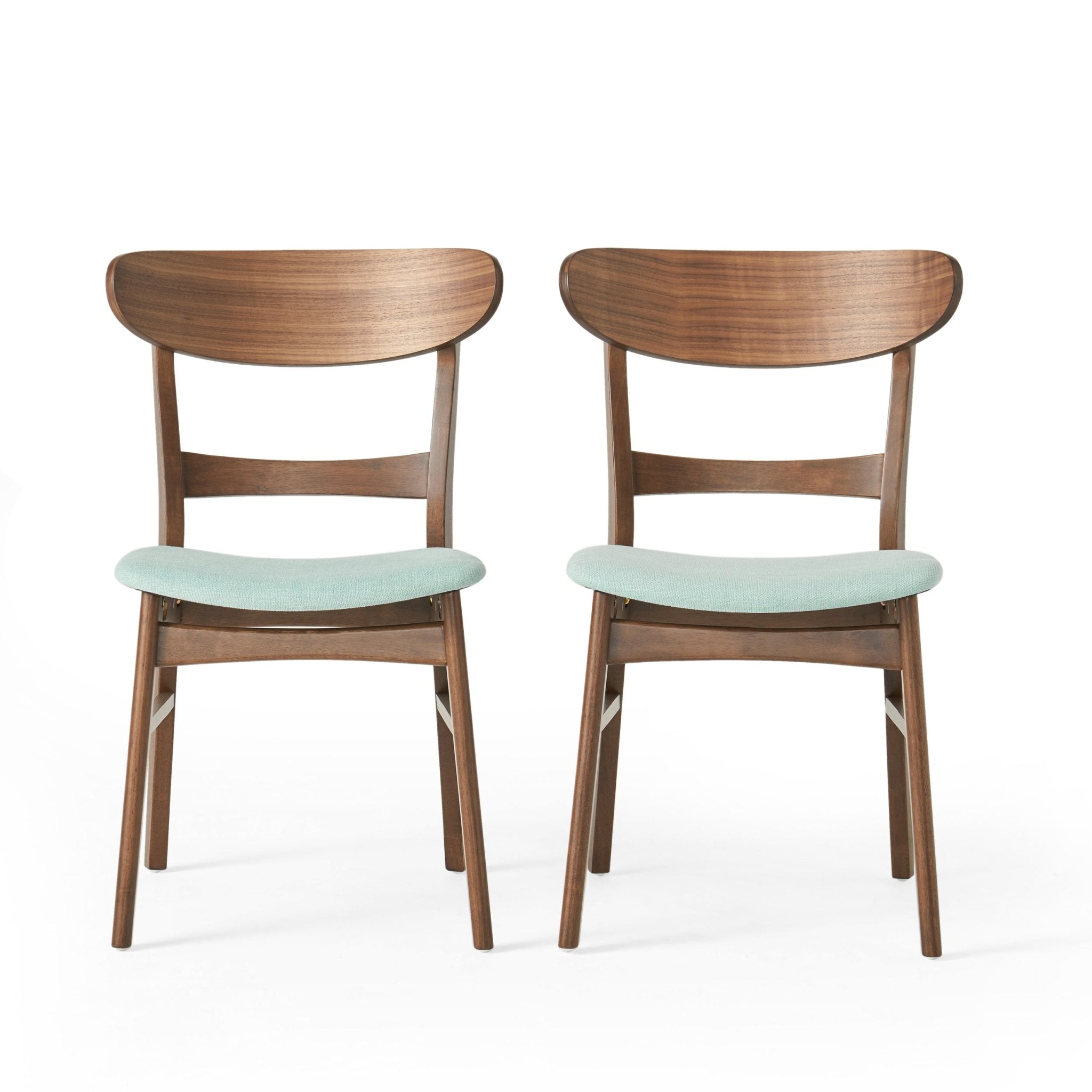 Two medieval padded dining chairs（mint） - KiKiUMi