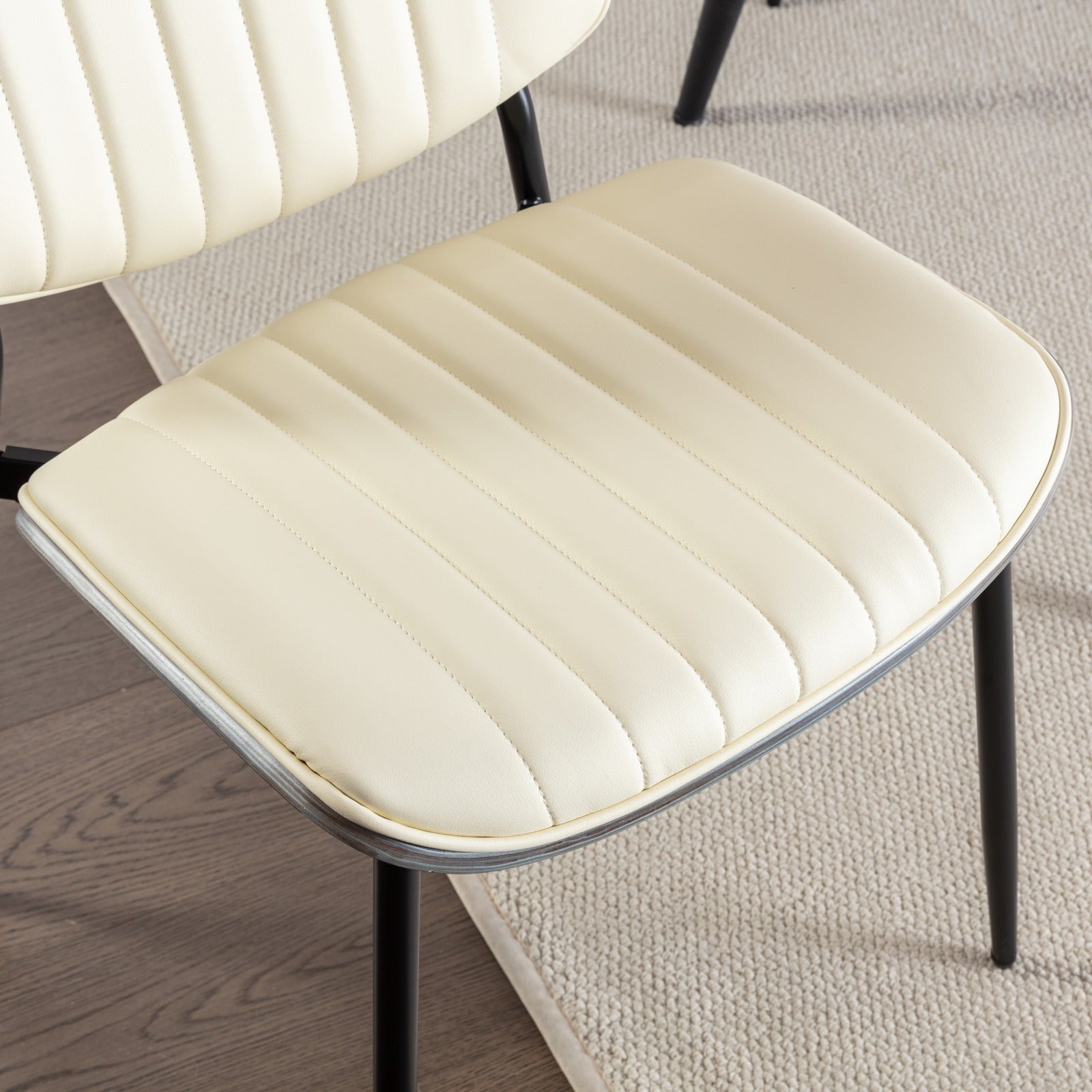Two modern retro dining chairs from the Middle century - KiKiUMi