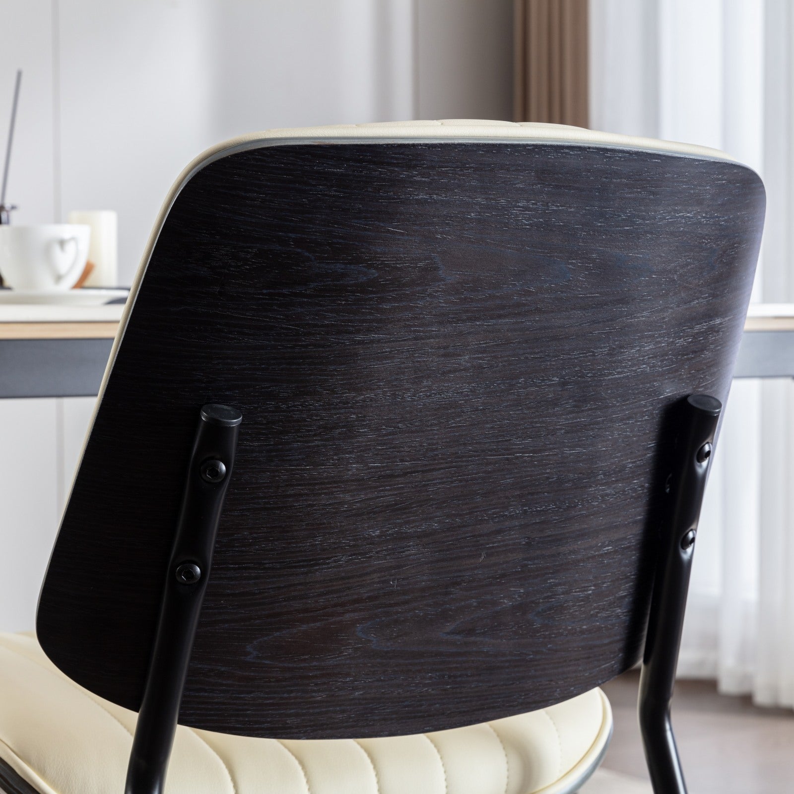 Two modern retro dining chairs from the Middle century - KiKiUMi