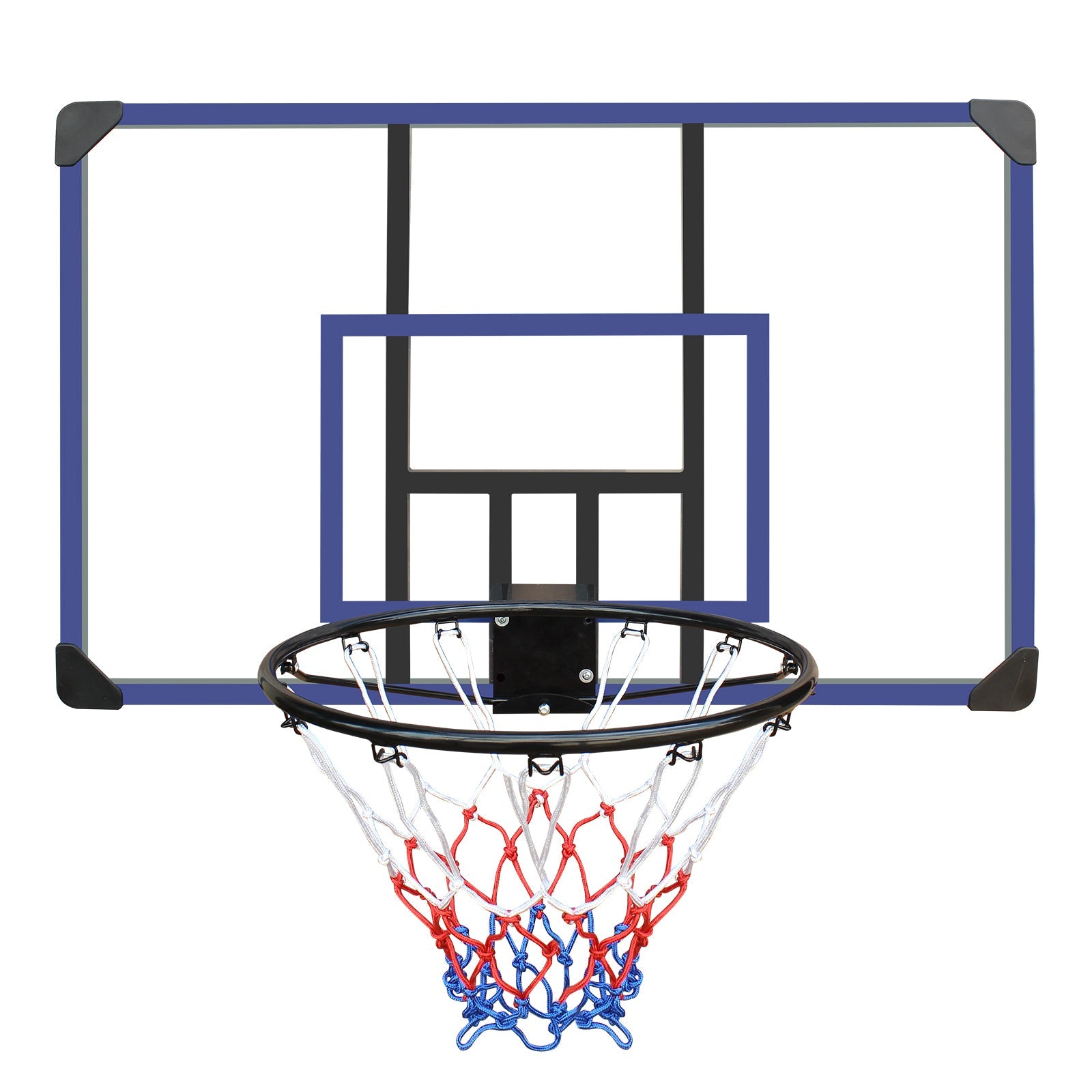 Wall - mounted basketball hoop, 45 x 29 inch anti - drop back - KiKiUMi