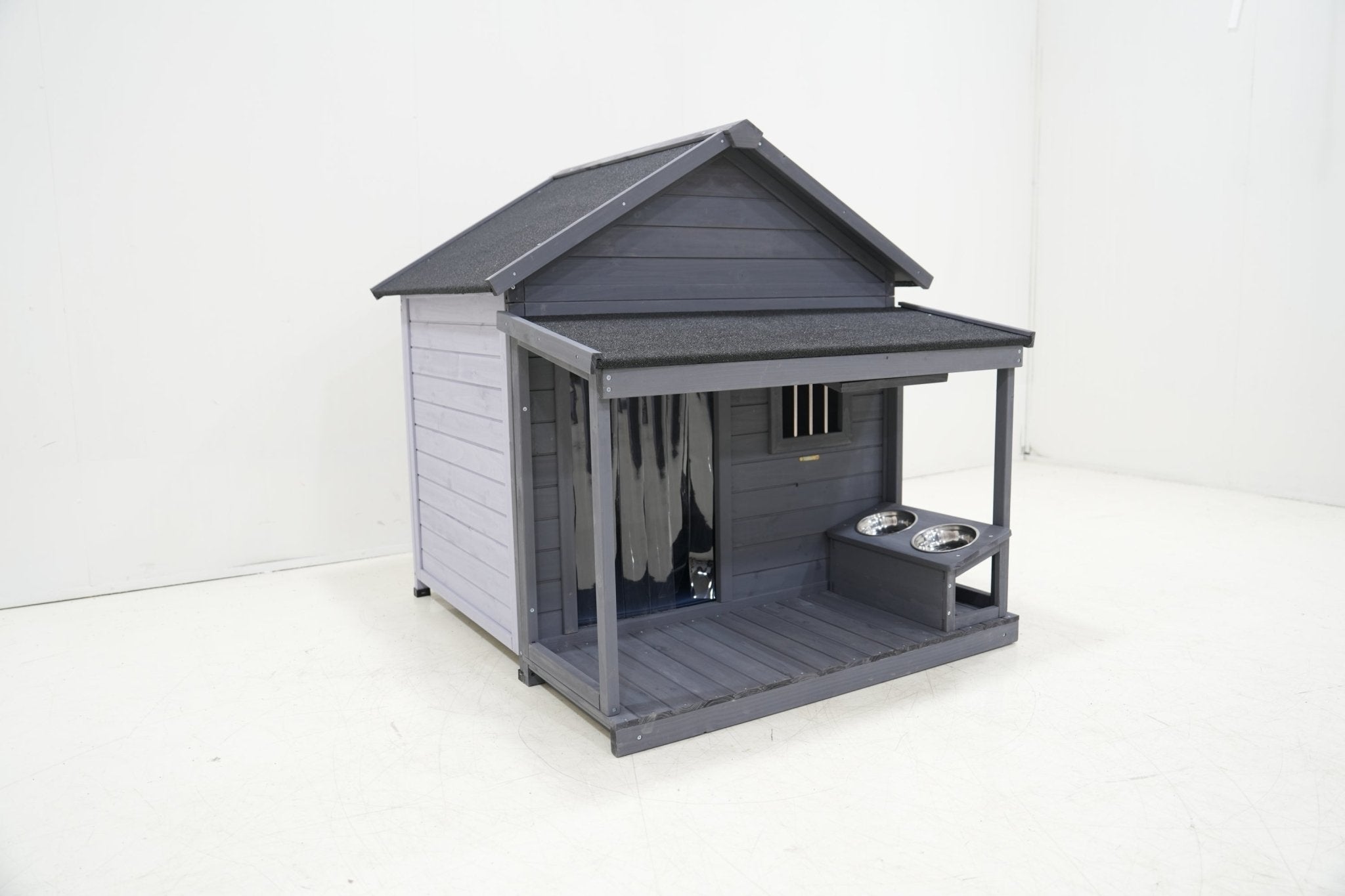 Windproof dog house with a large balcony - KiKiUMi