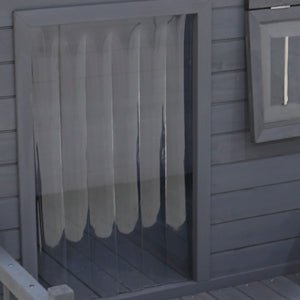 Windproof dog house with a large balcony - KiKiUMi