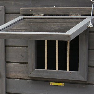 Windproof dog house with a large balcony - KiKiUMi