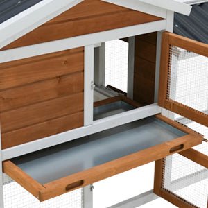 Wooden waterproof indoor and outdoor pet house - KiKiUMi
