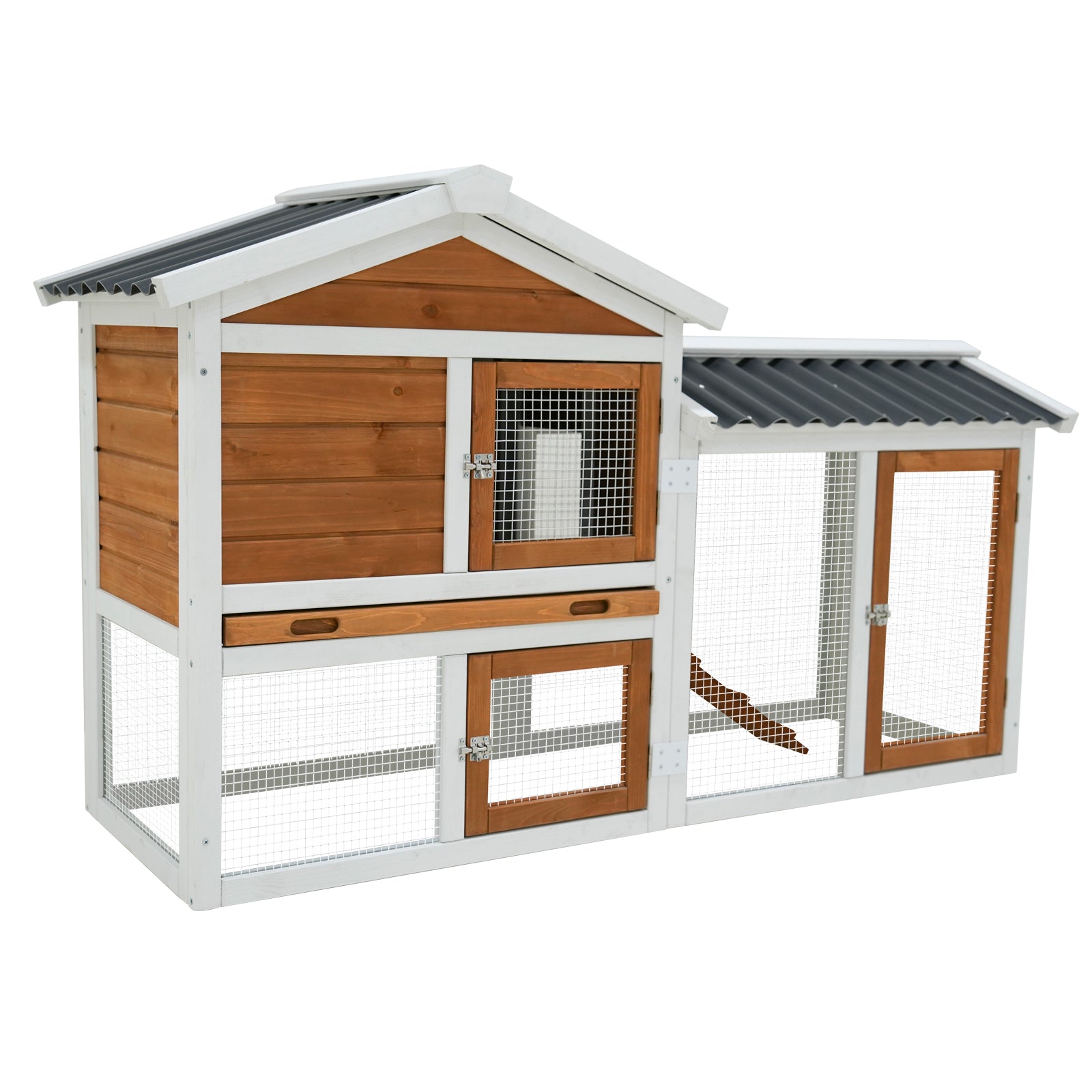 Wooden waterproof indoor and outdoor pet house - KiKiUMi